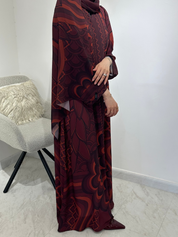 عباءة عمل سوداء 