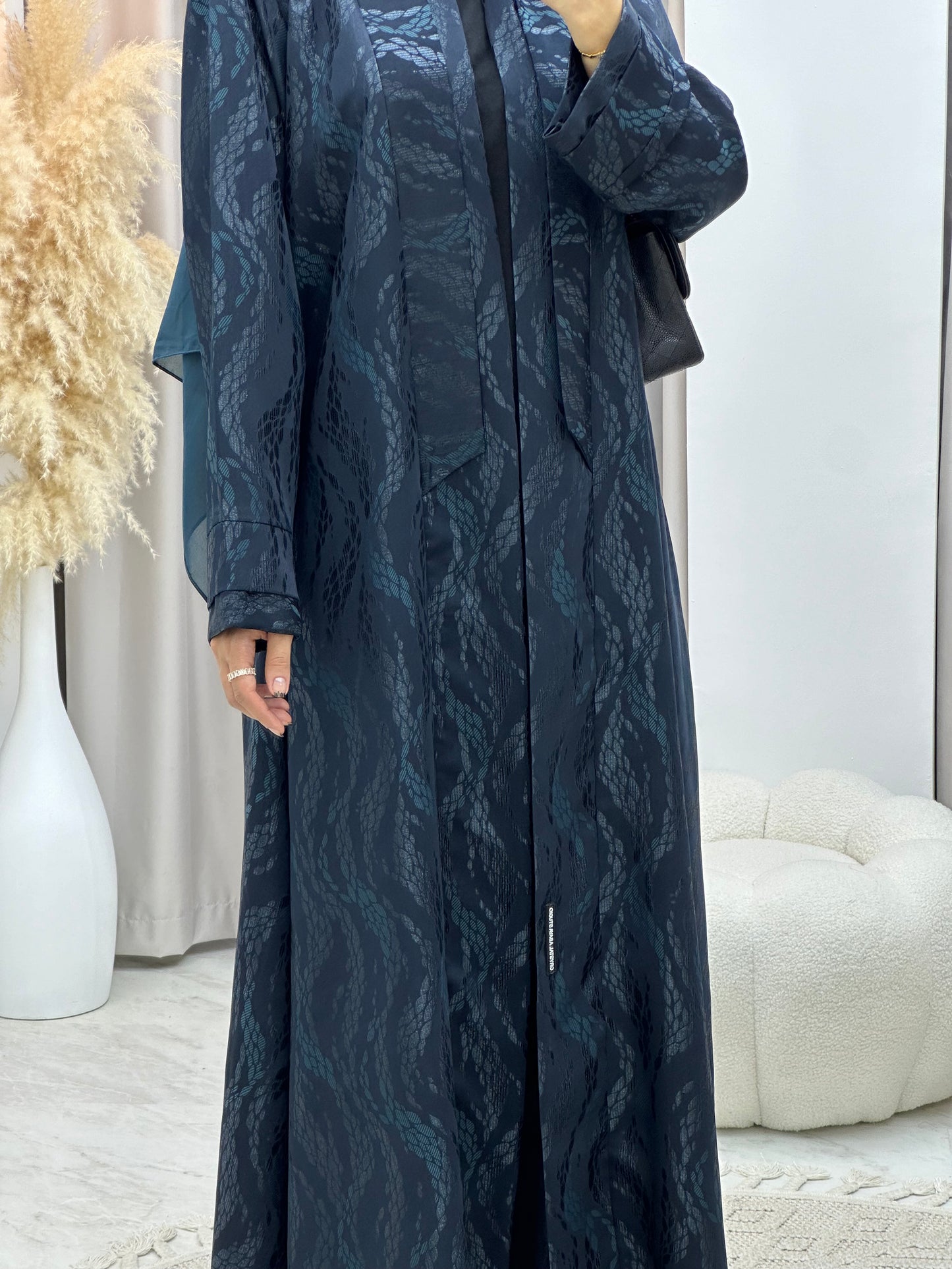 C 0161-04 Barley Turquoise Abaya