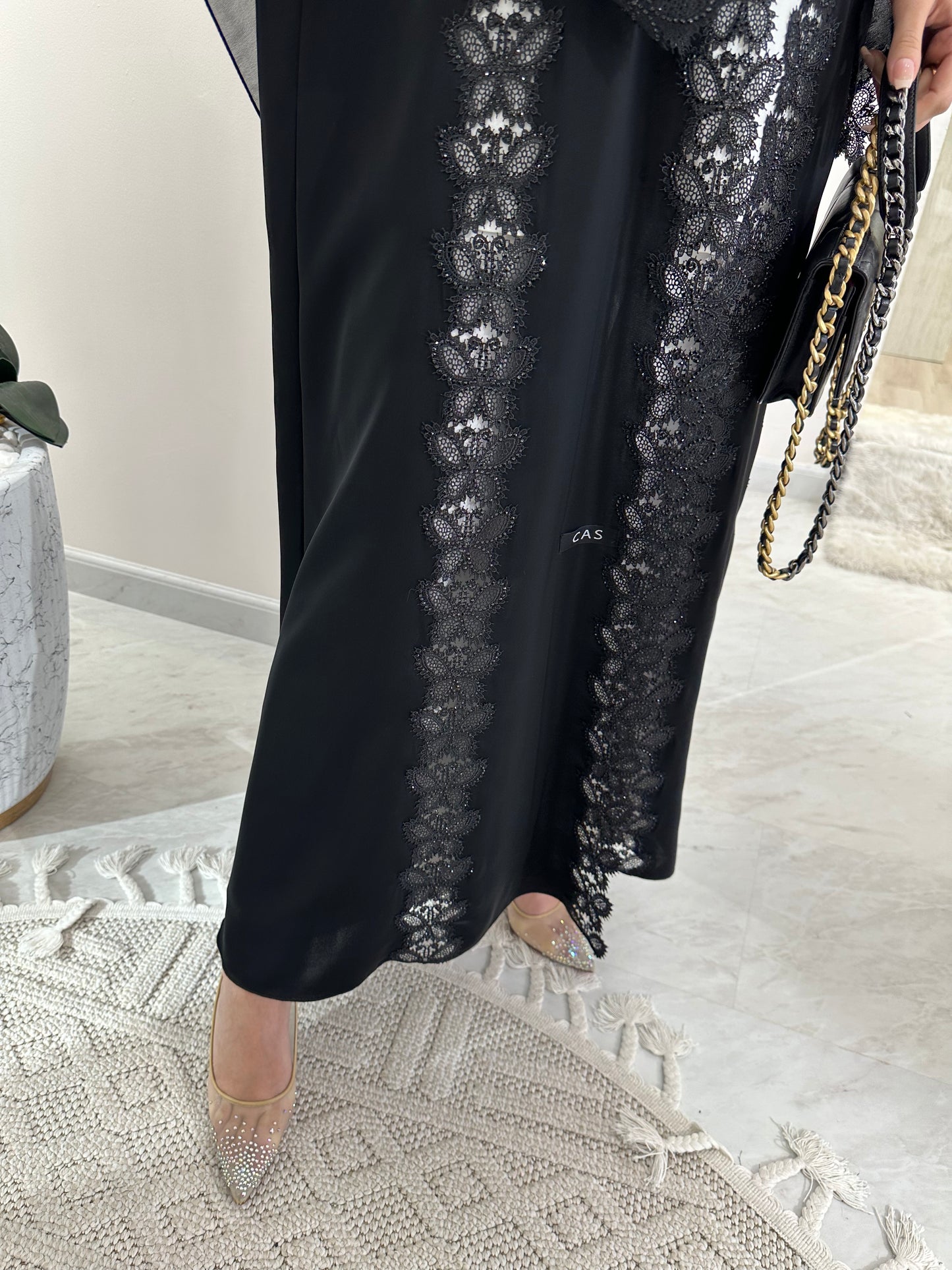 C Black Summer Eid Abaya 05