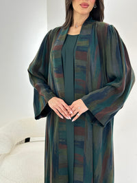 C 0877-02 عباية خضراء فاخرة - XS / 49