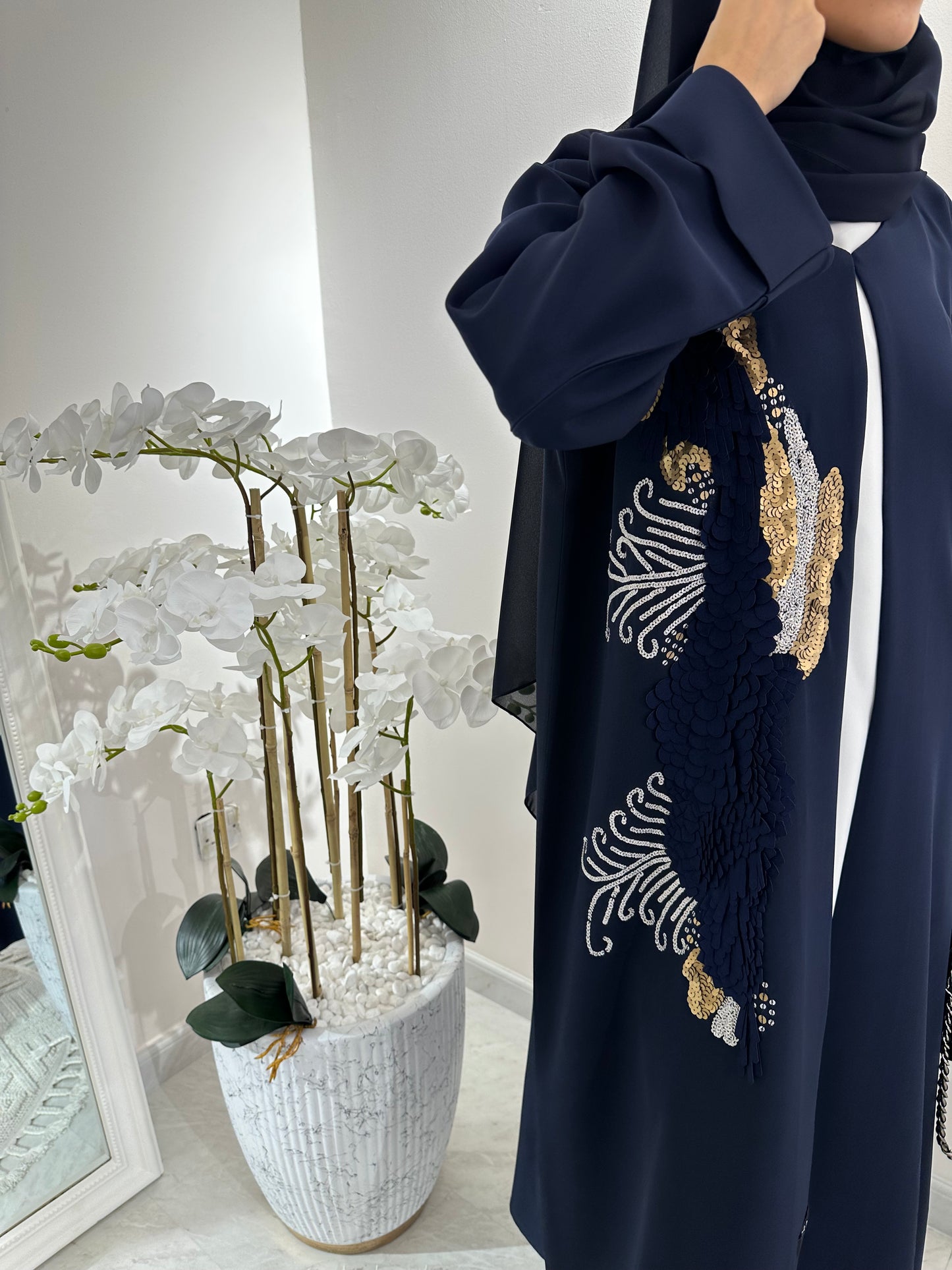 C RTW Blue Summer Eid Abaya 01