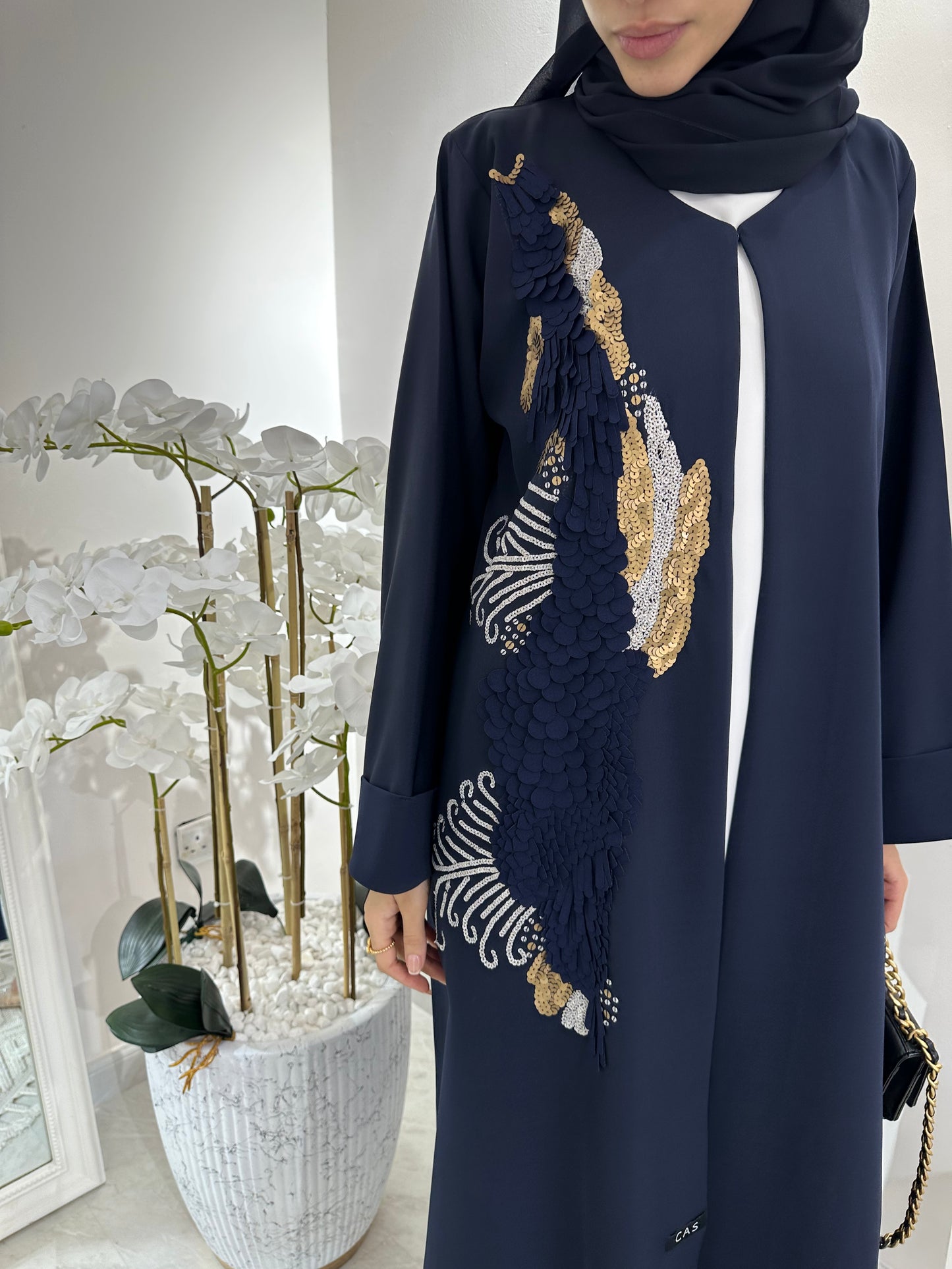 C RTW Blue Summer Eid Abaya 01