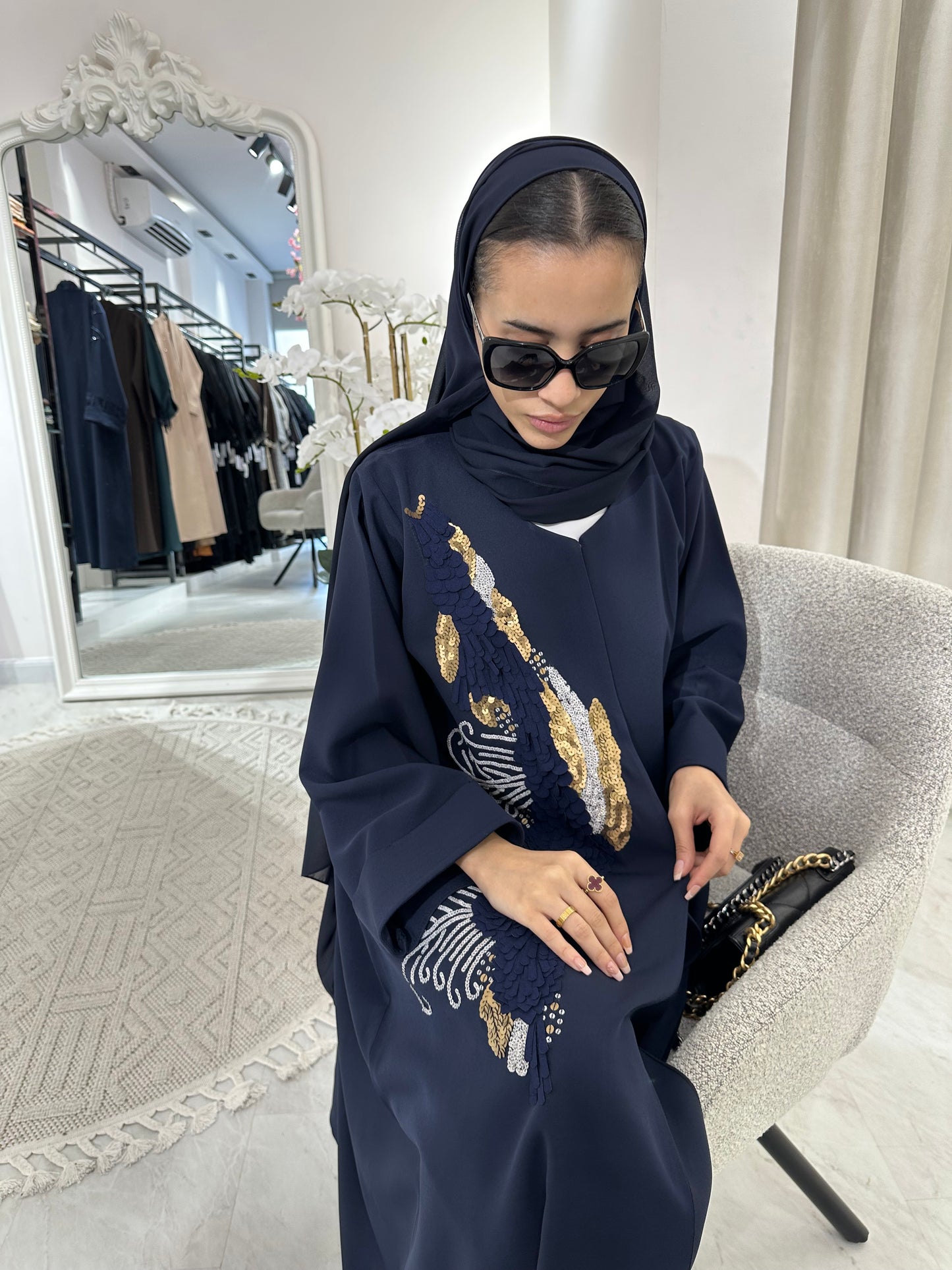 C RTW Blue Summer Eid Abaya 01