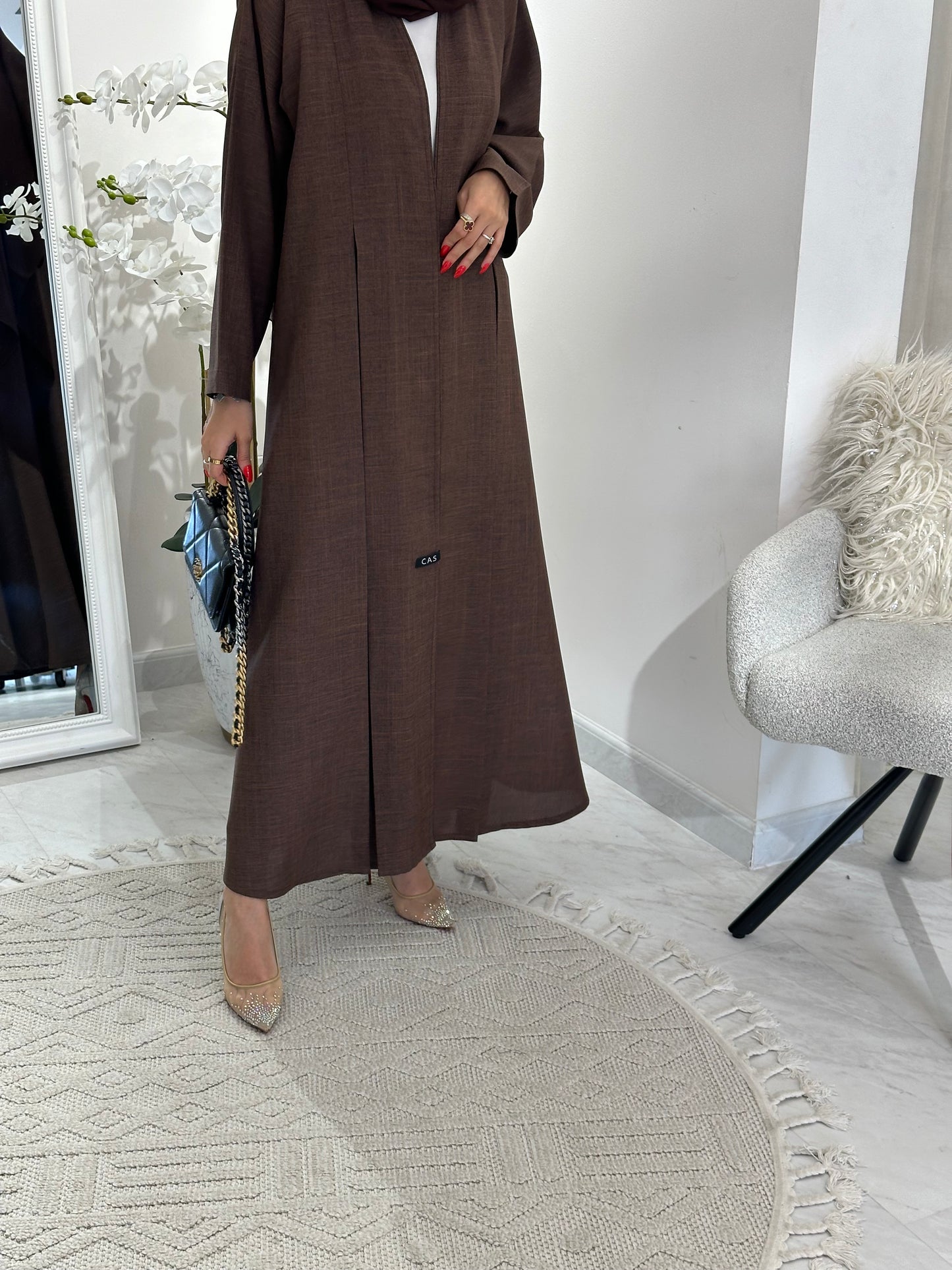 C 0356 Brown Abaya