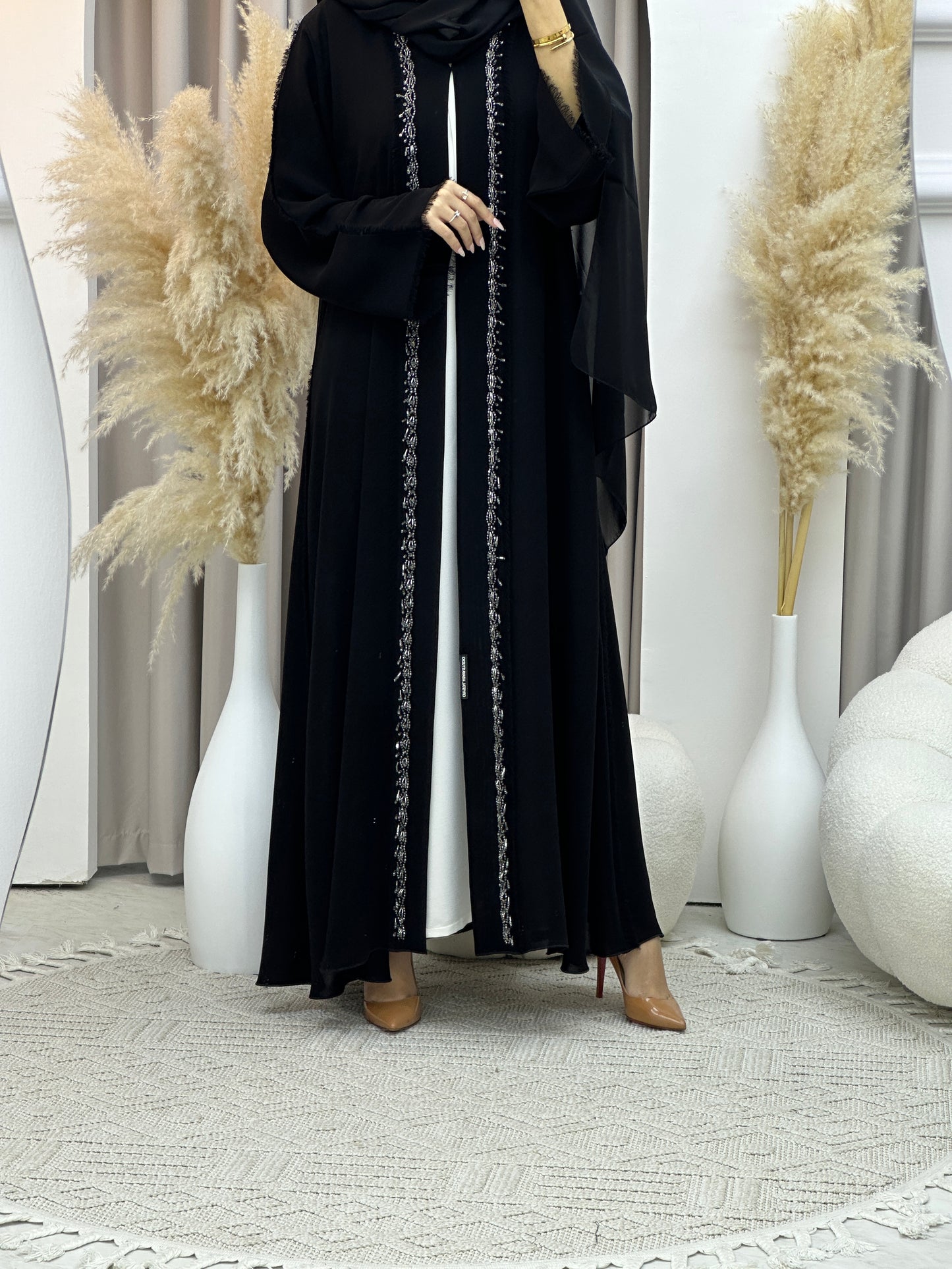 C Ramadan Black Eid Abaya 49