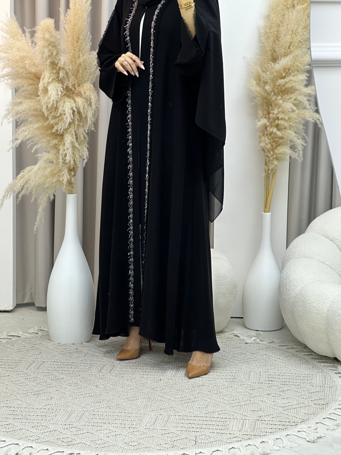 C Ramadan Black Eid Abaya 49