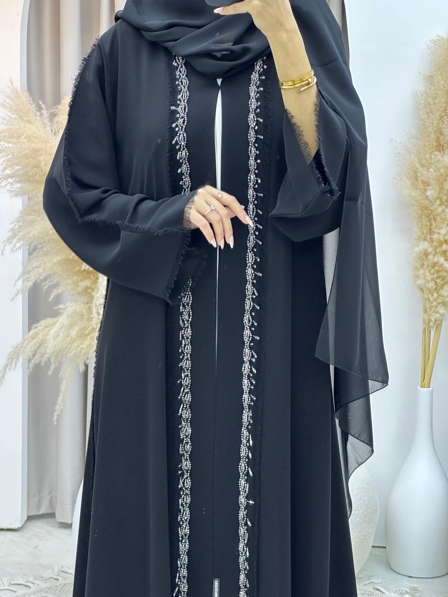 C Ramadan Black Eid Abaya 49