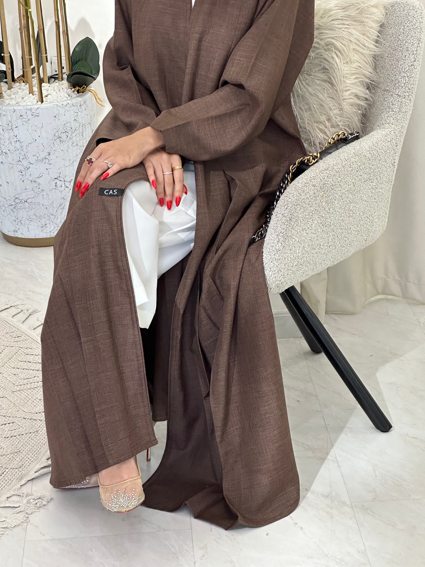 C 0356 Brown Abaya