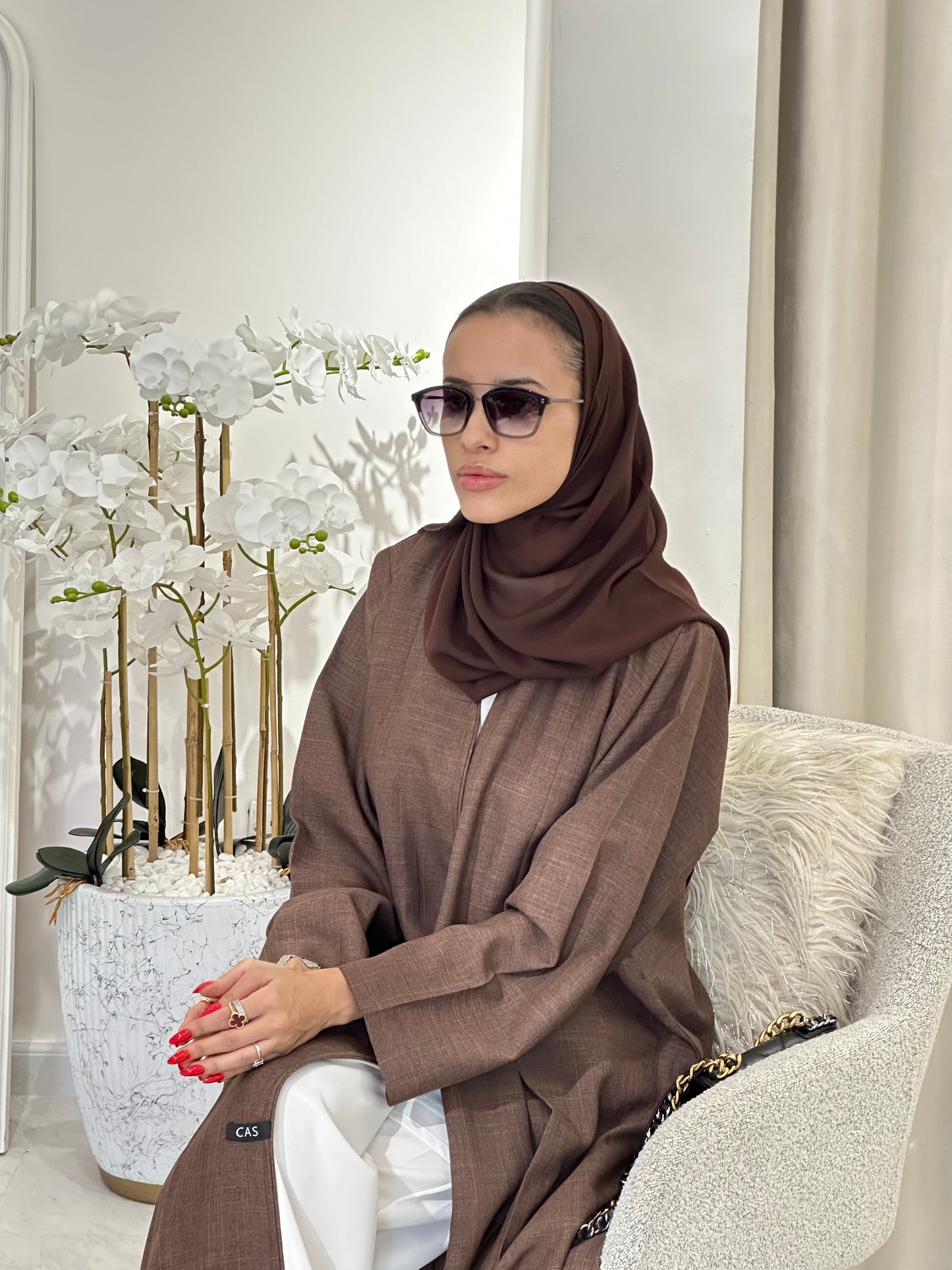 C 0356 Brown Abaya