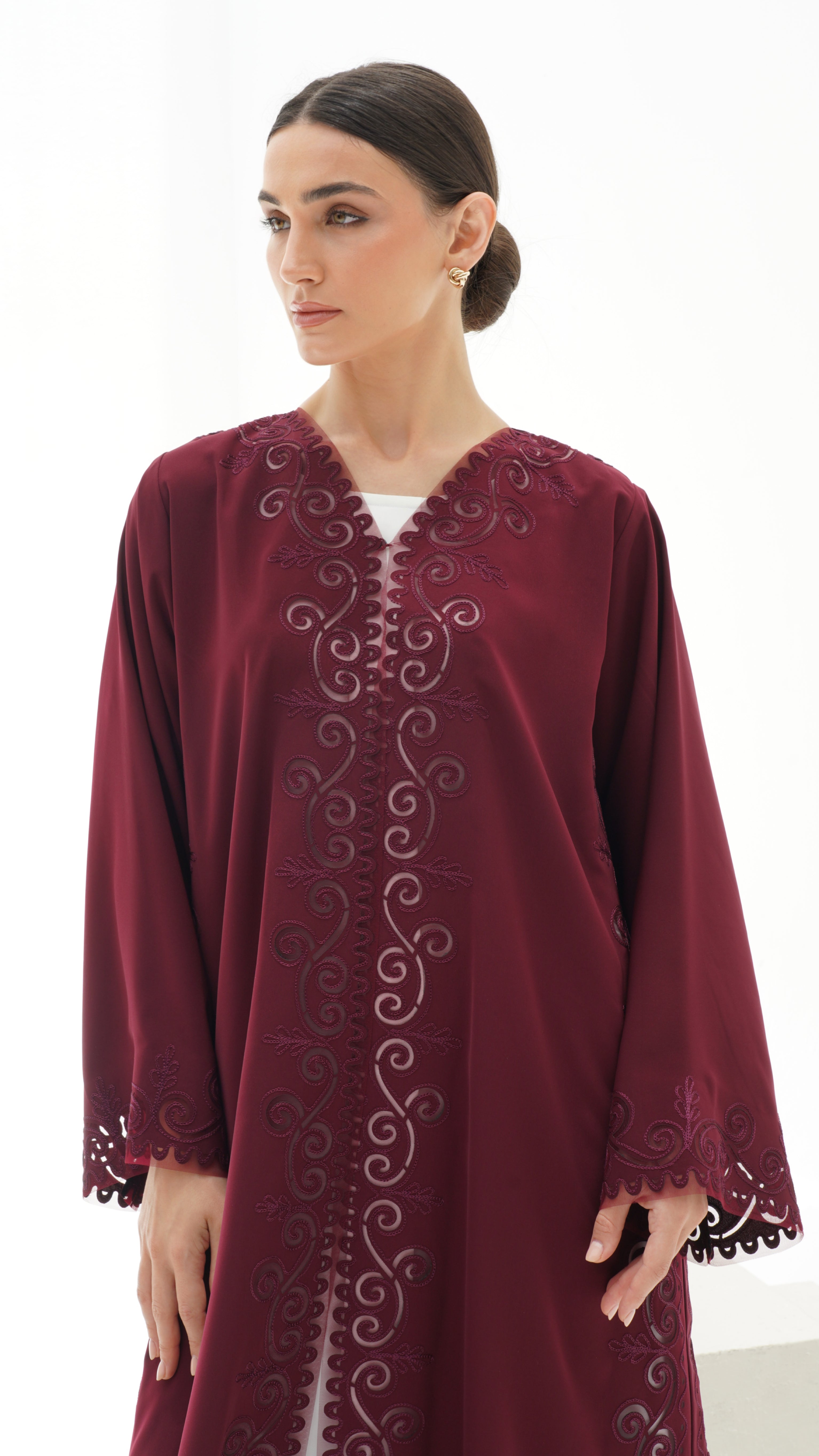 C 1150 Crepe Abaya