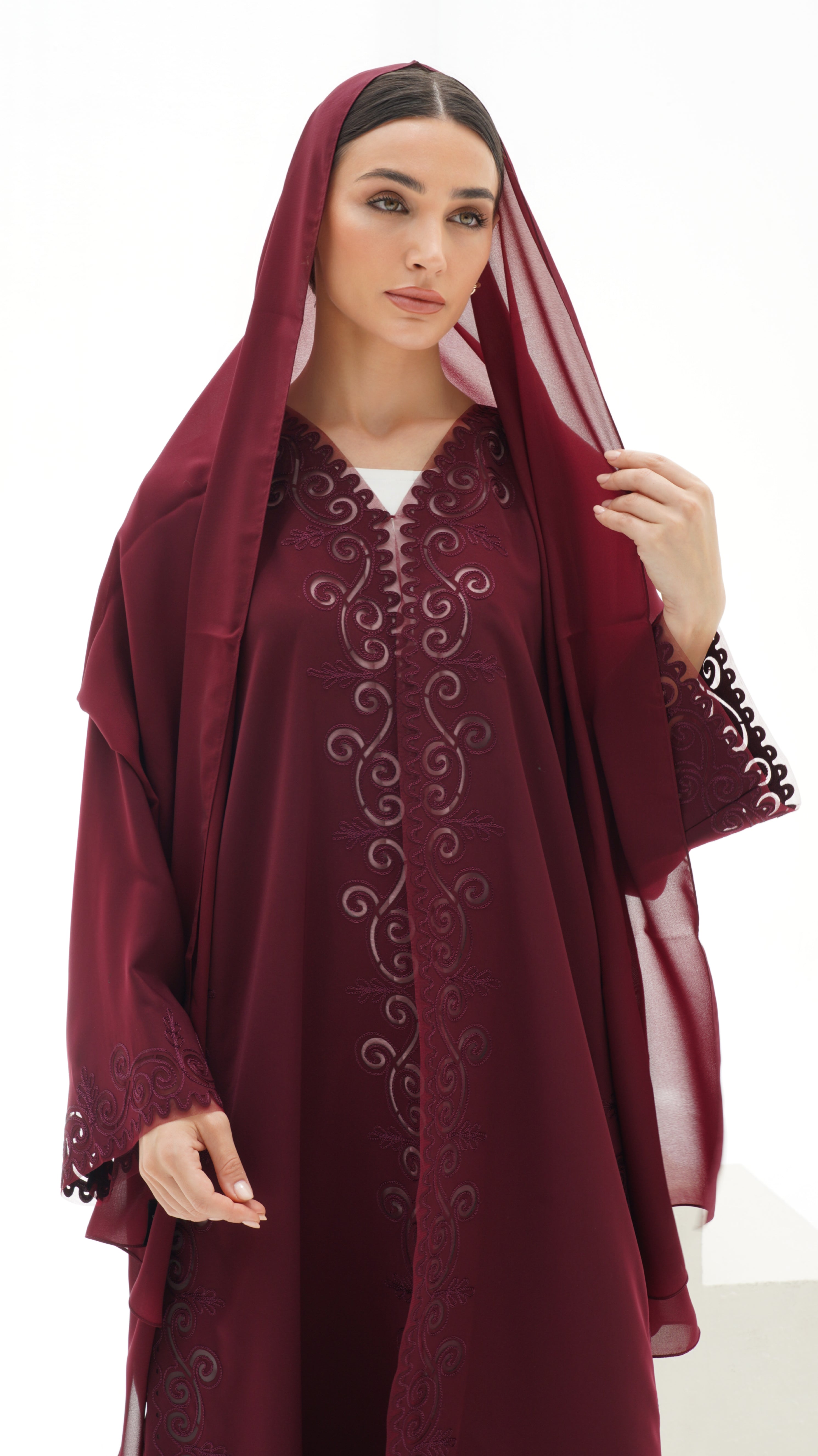 C 1150 Crepe Abaya