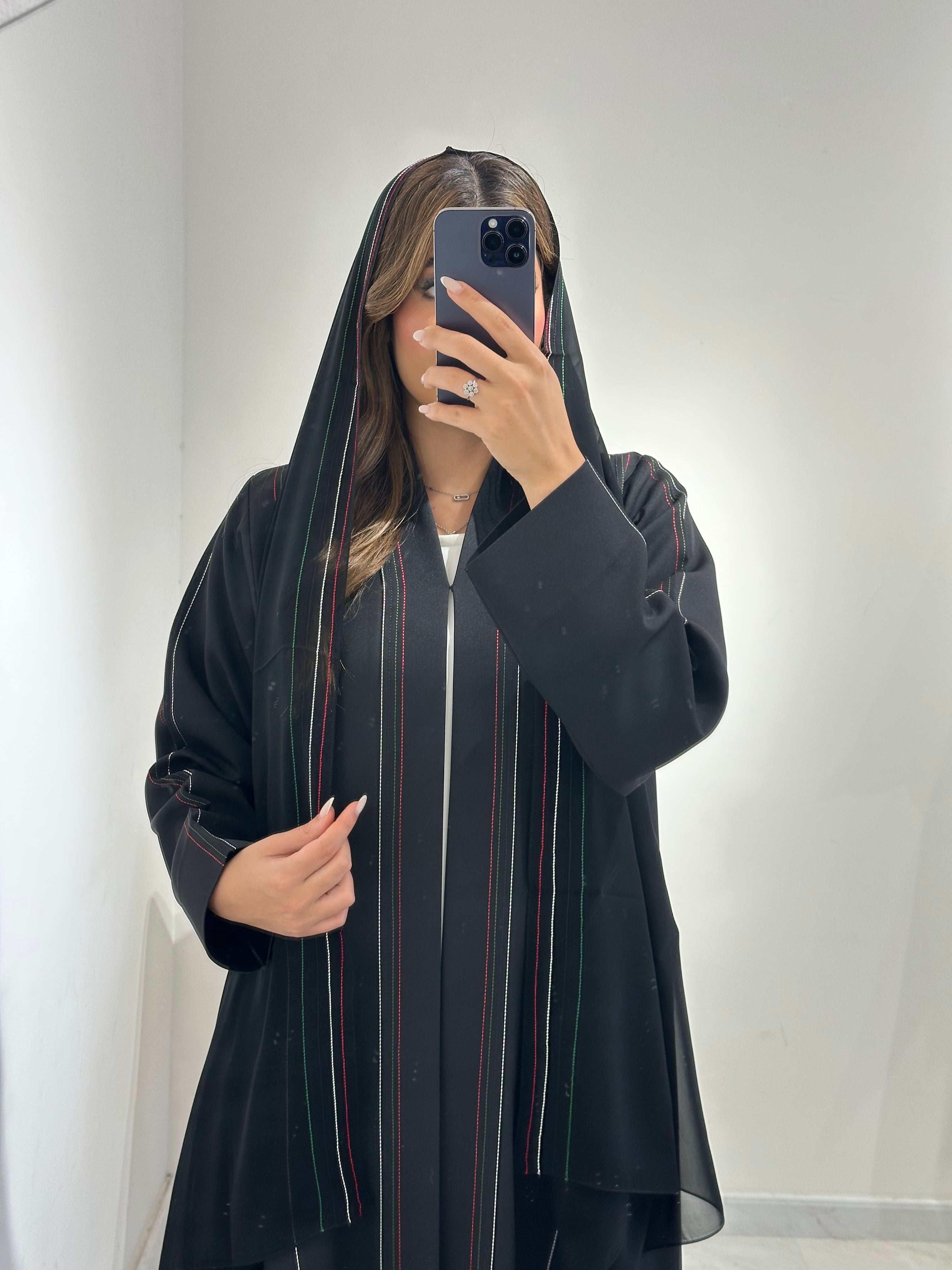 عباية رمضان خضراء للعيد