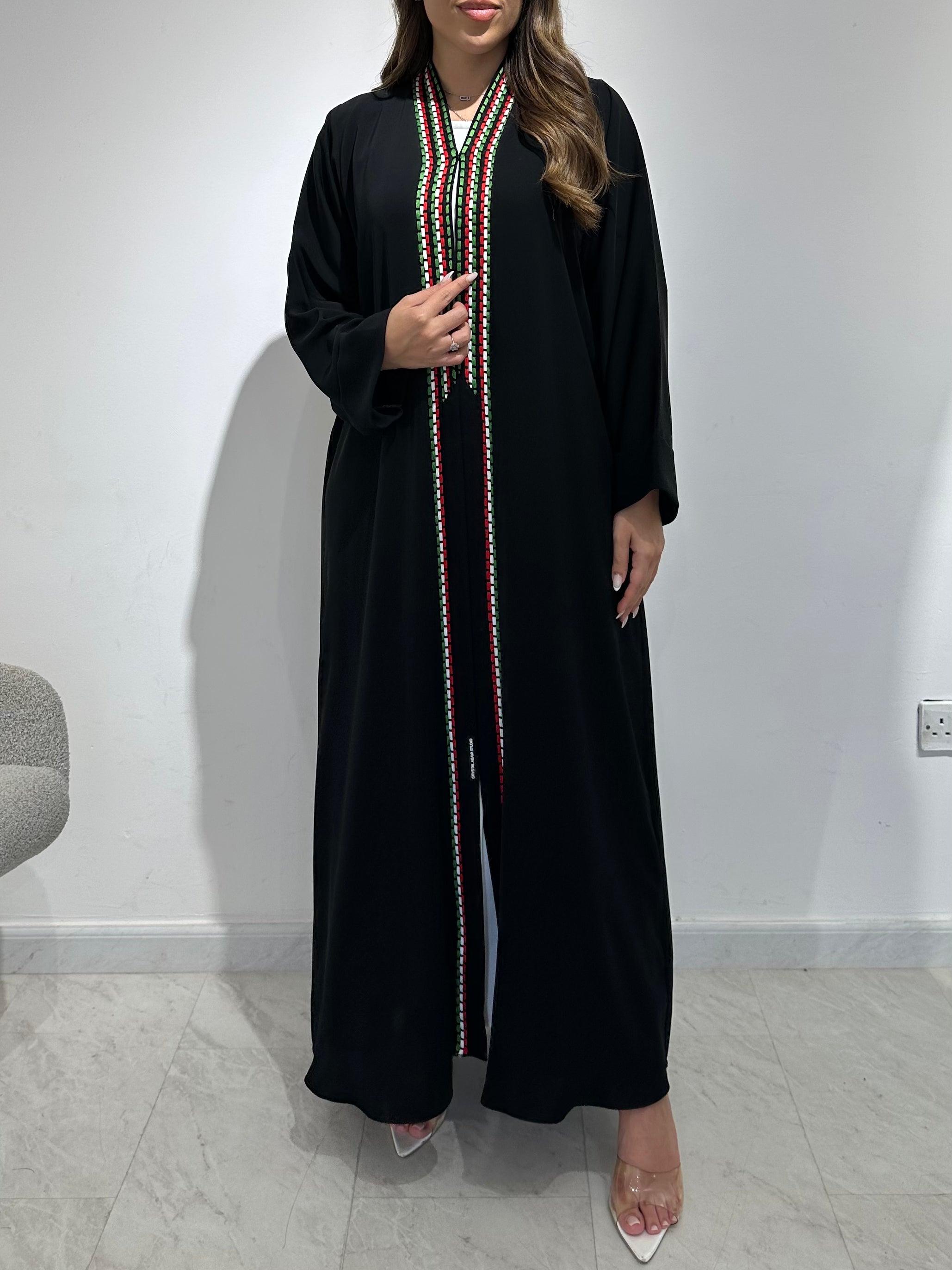 عباية رمضان خضراء للعيد