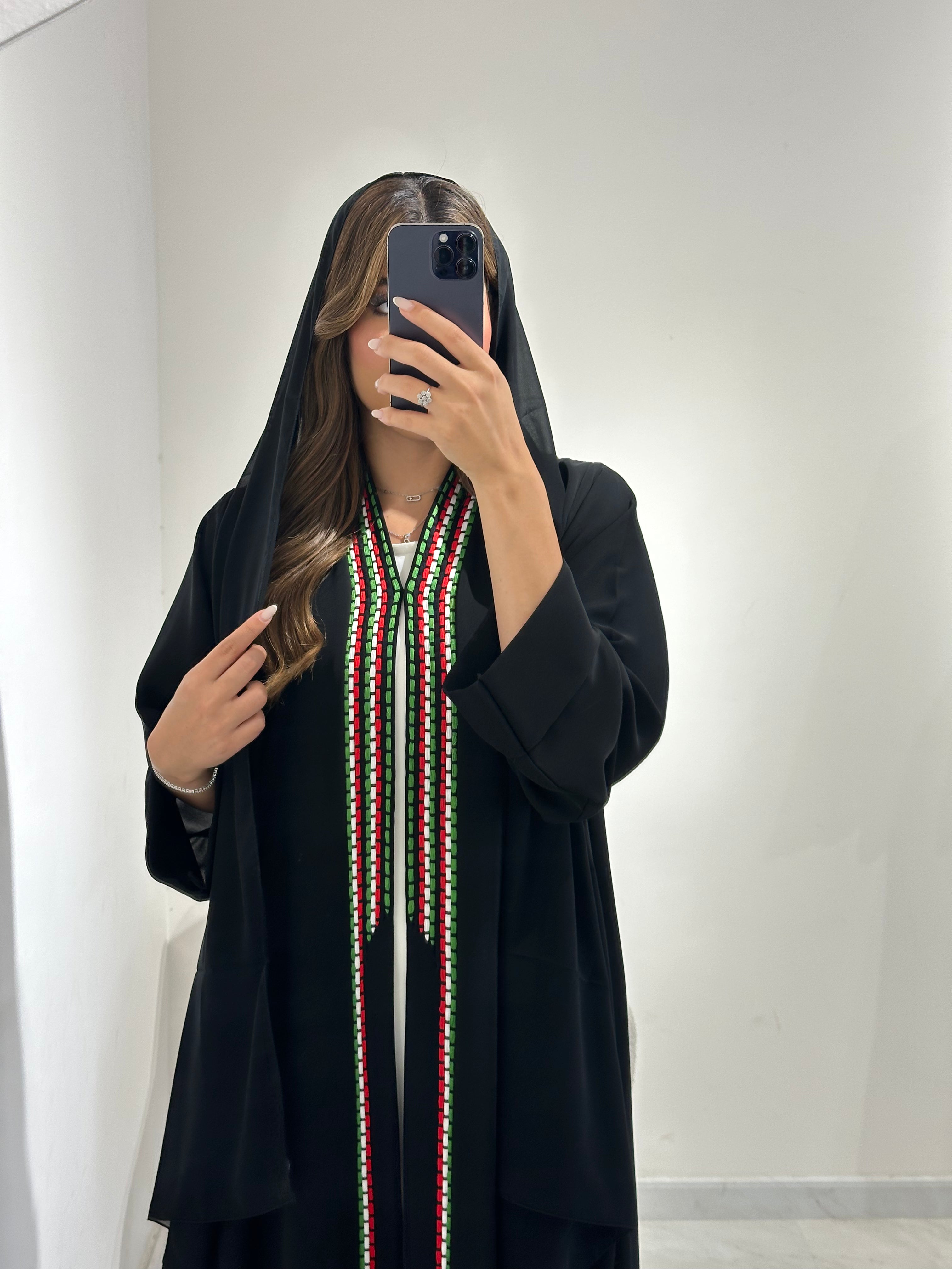 عباية رمضان خضراء للعيد