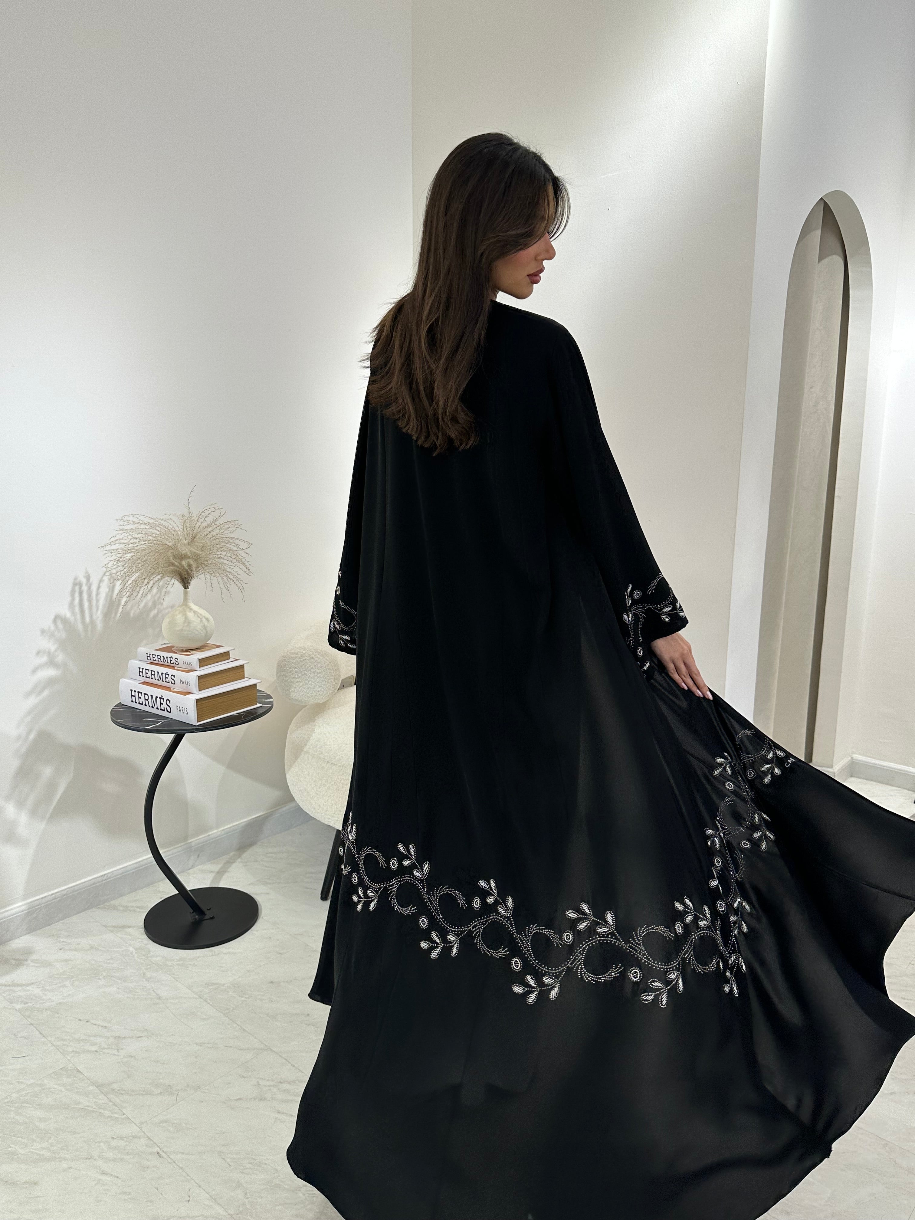 C 0866 Black Eid Abaya