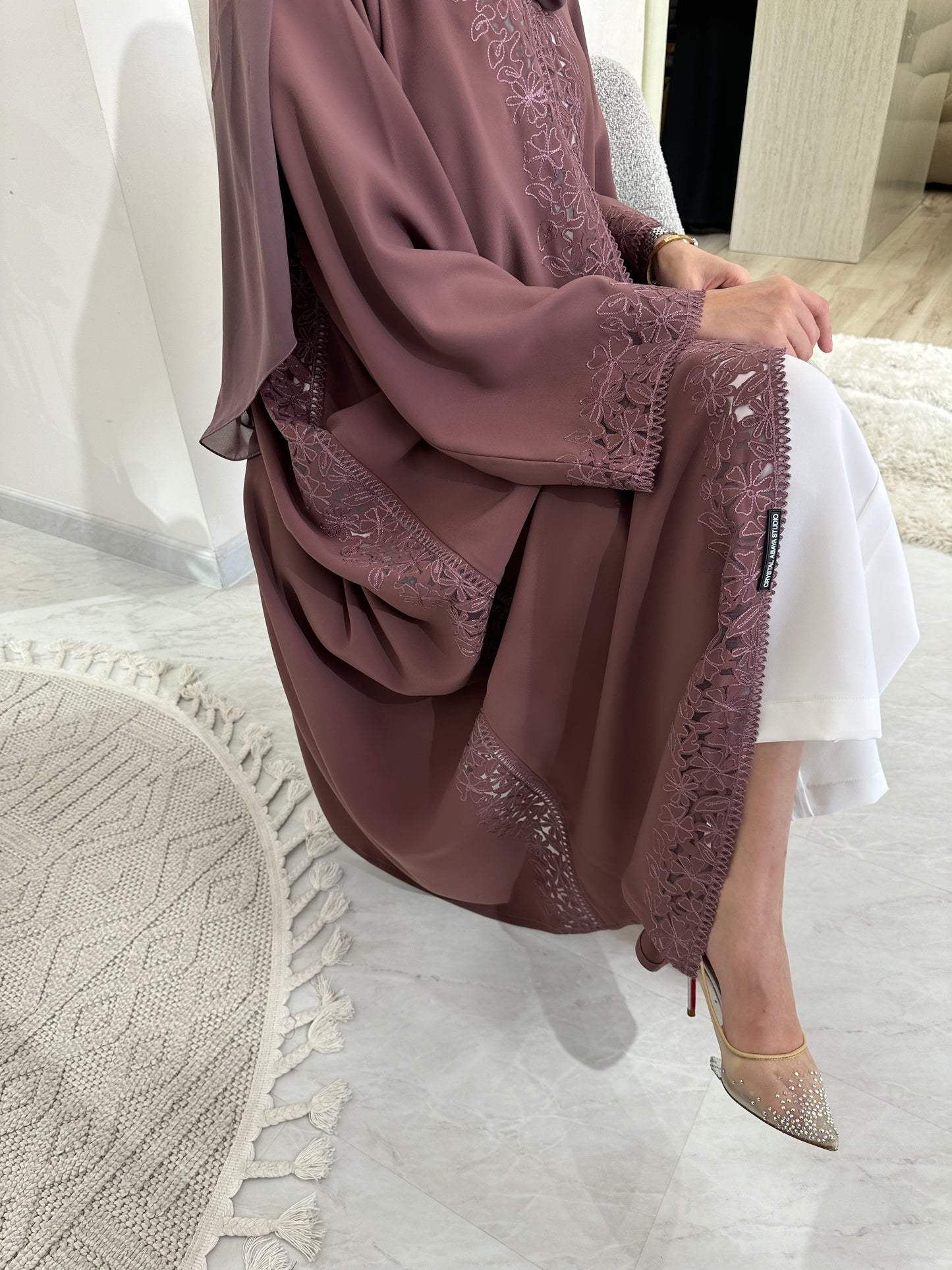 C RTW Purple Floral Eid Abaya