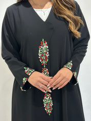 C 1562 Emirati Beaded Abaya