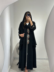 C 1562 Emirati Beaded Abaya