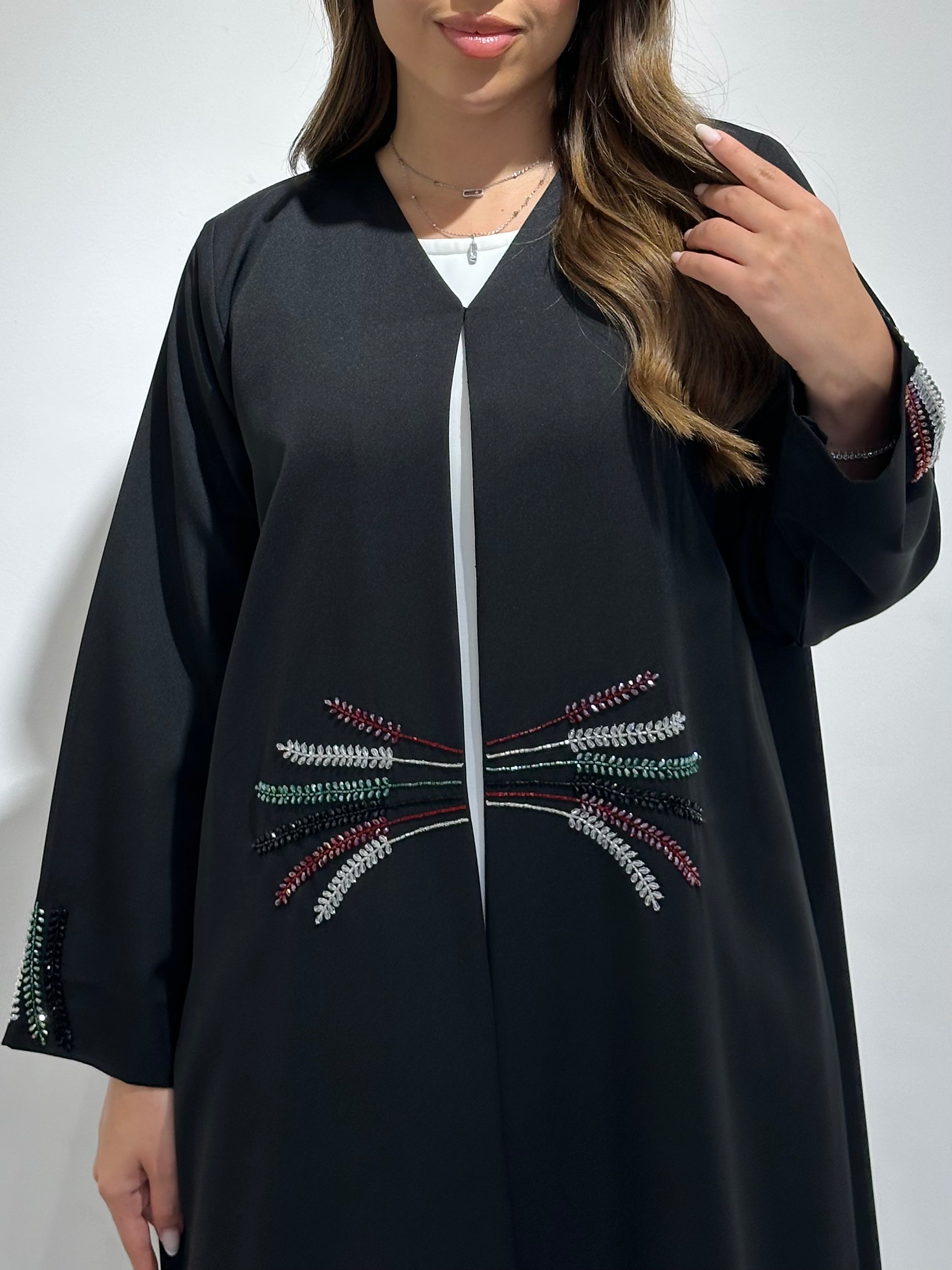 عباية رمضان خضراء للعيد