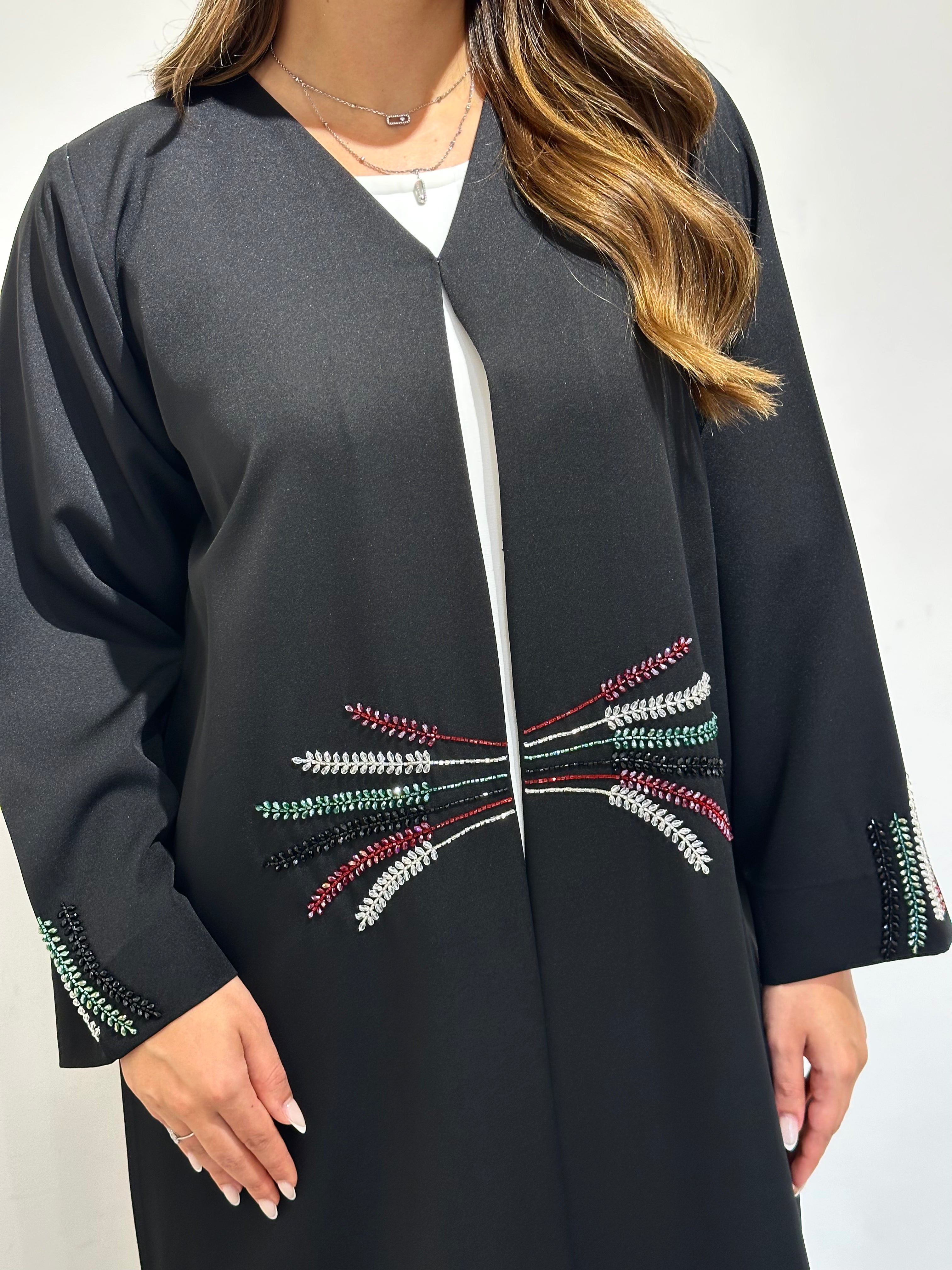 عباية رمضان خضراء للعيد