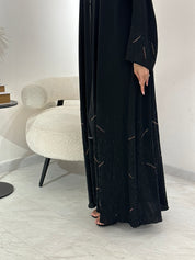 C 0867 Black Eid Abaya