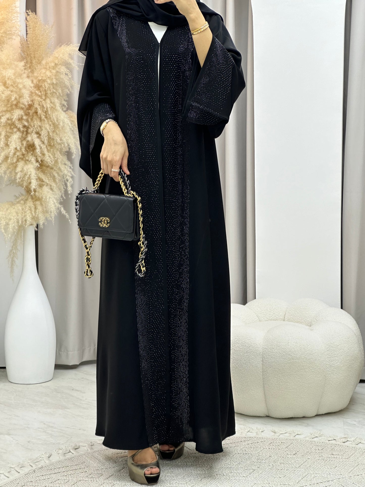 C 0174-01 Black Abaya