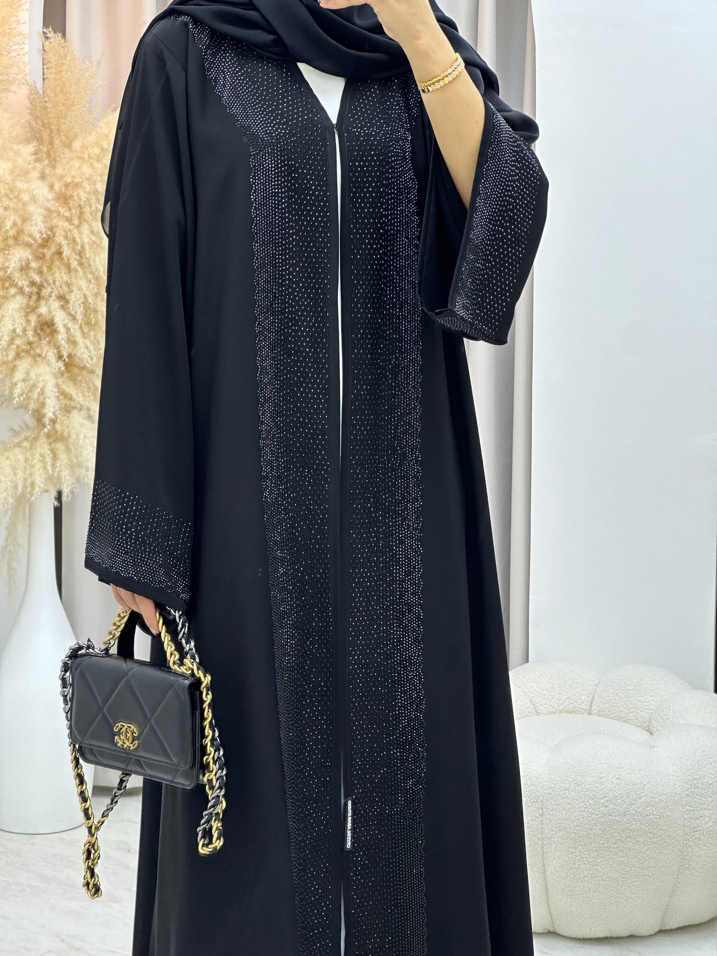 C 0174-01 Black Abaya