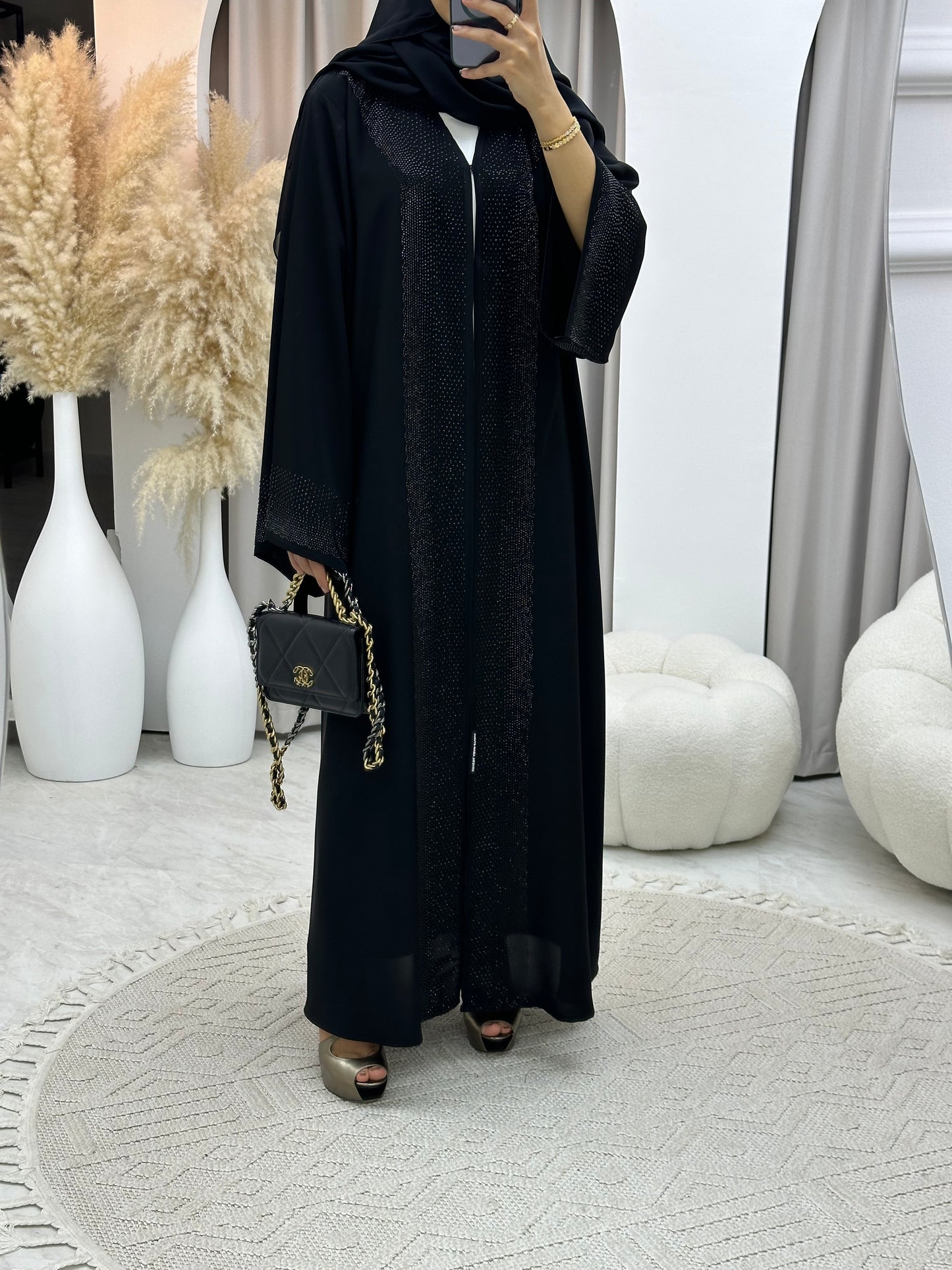 C 0174-01 Black Abaya