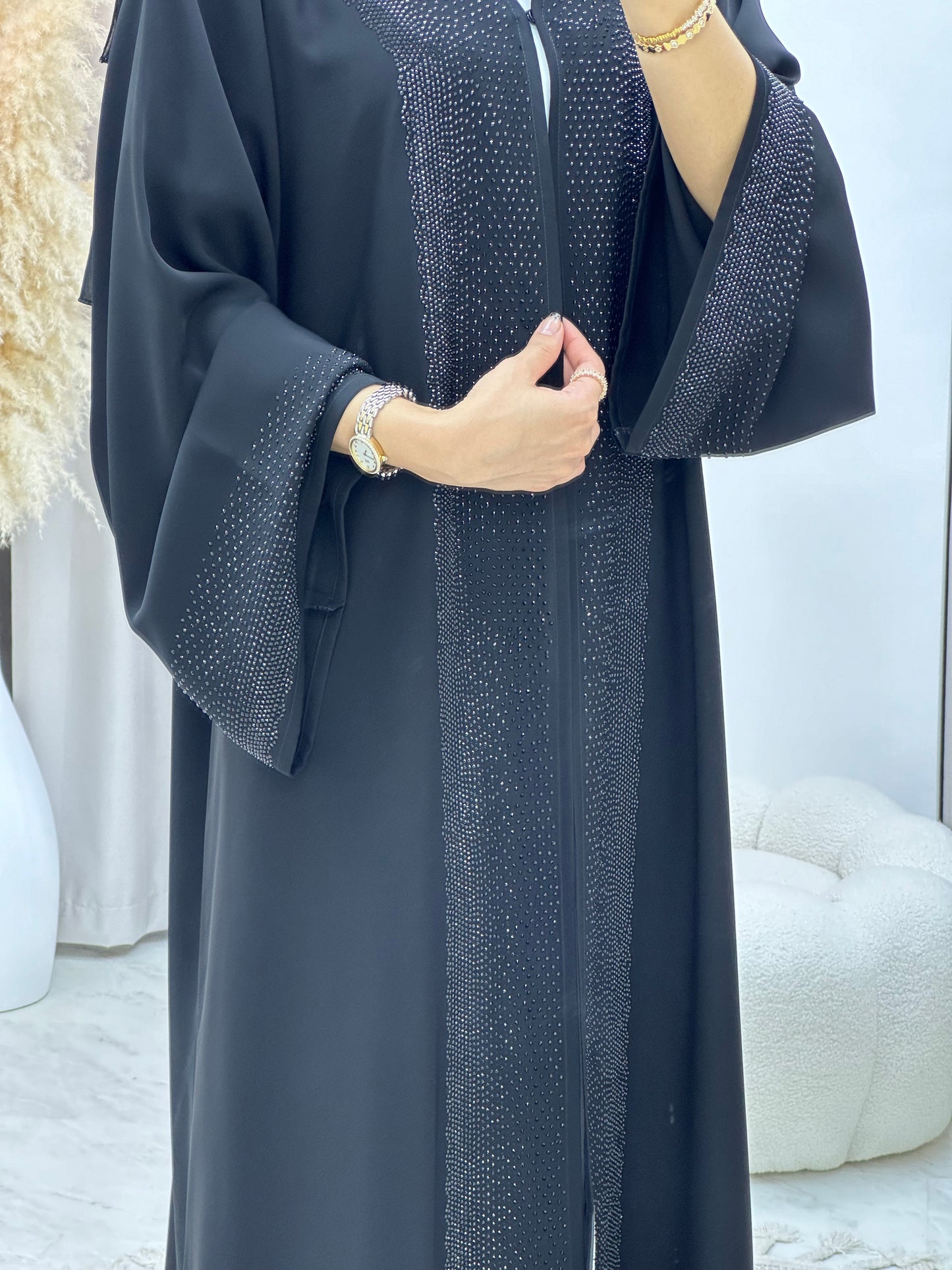 C 0174-01 Black Abaya