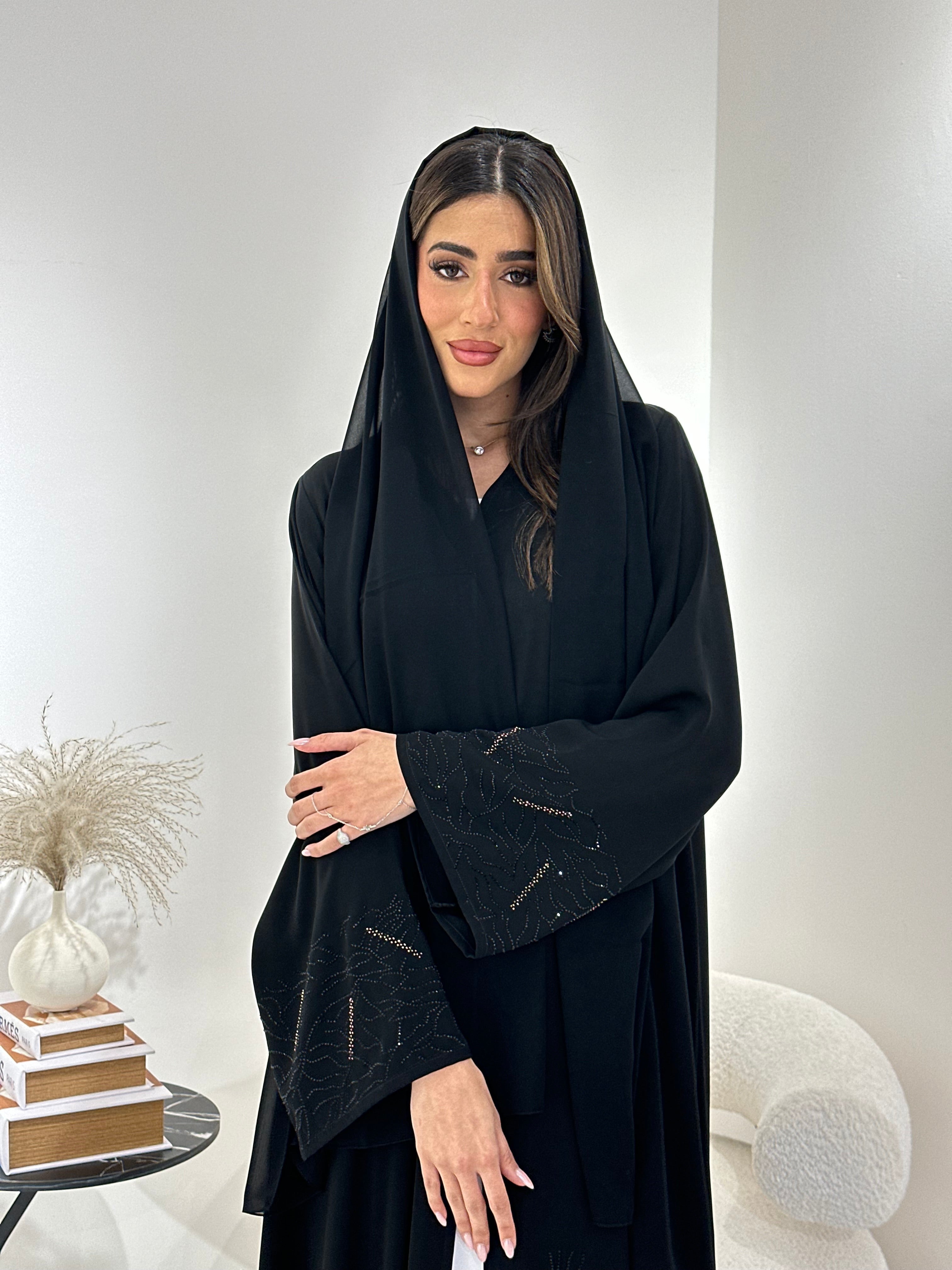 C 0867 Black Eid Abaya
