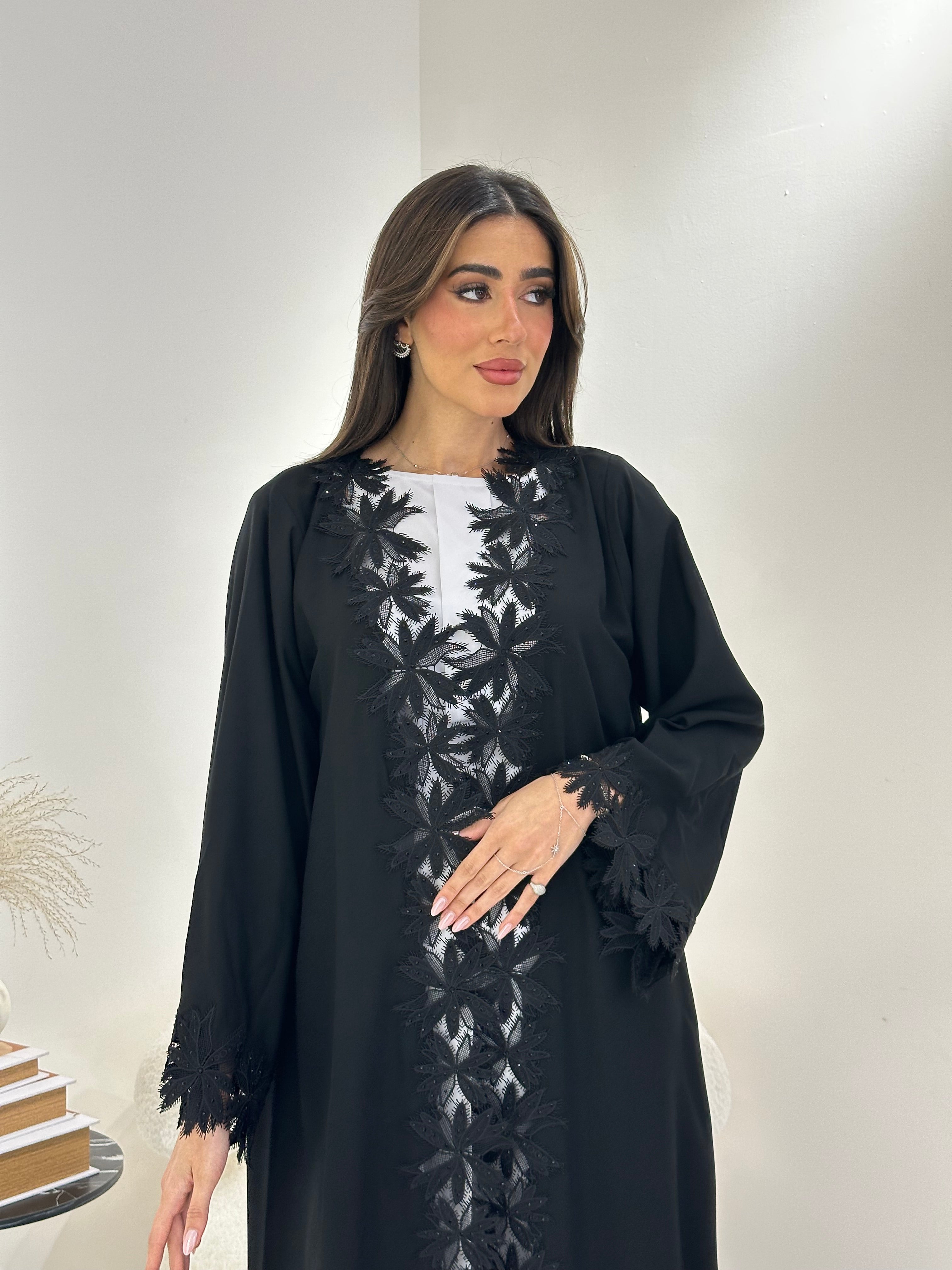 C 0869 Lace Eid Abaya
