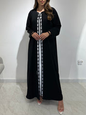 C 1571 Black Abaya