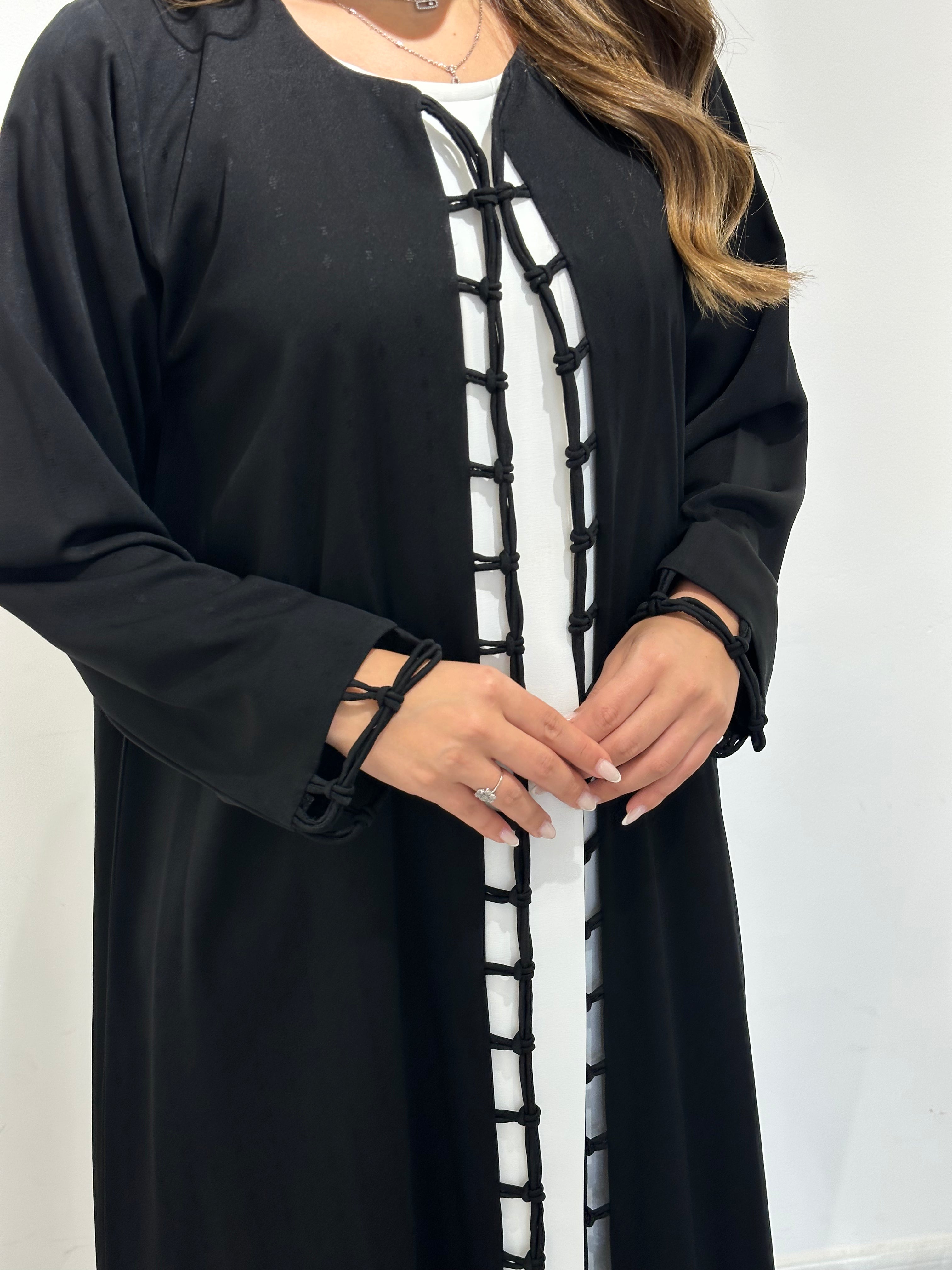 C 1571 Black Abaya