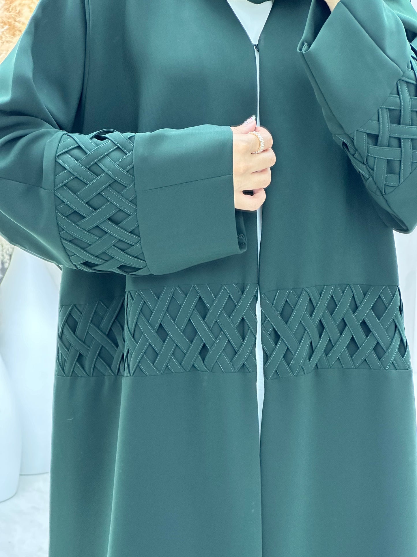 C 0179 Green Abaya