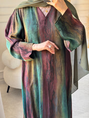 C 1518-03 Olive Brown Abaya
