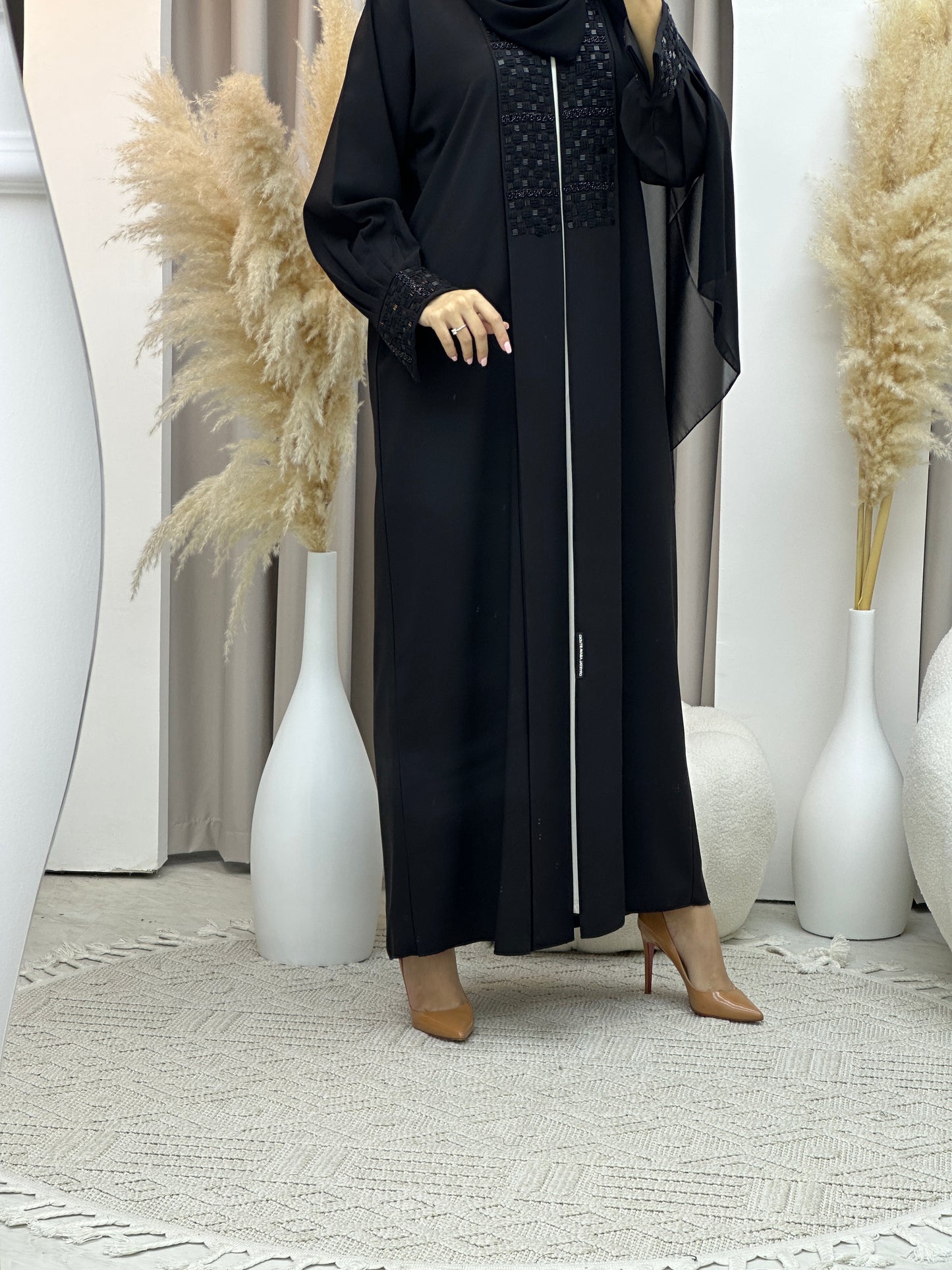 C Ramadan Black Eid Abaya 53