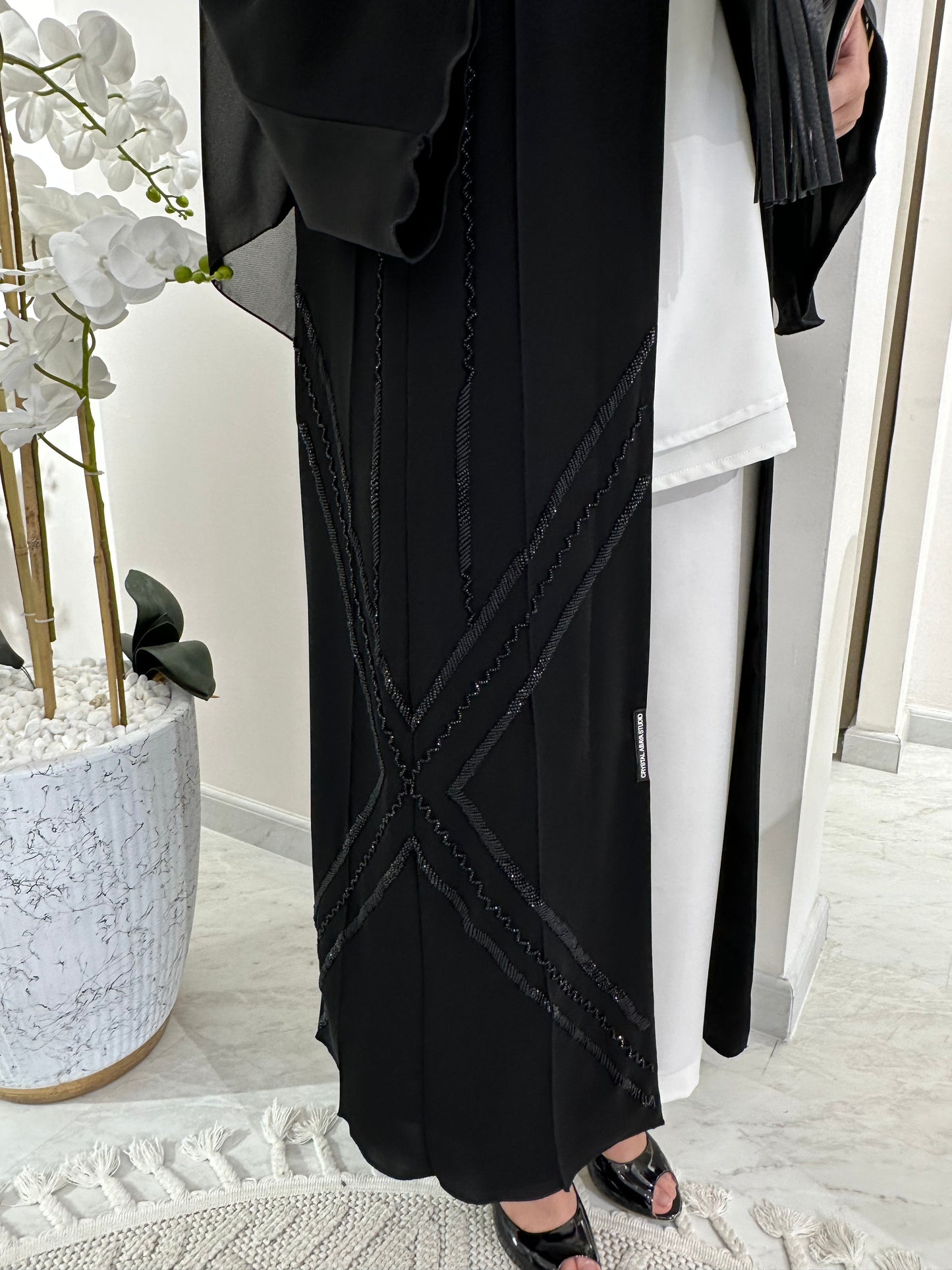 C RTW Black Summer Eid Abaya 18