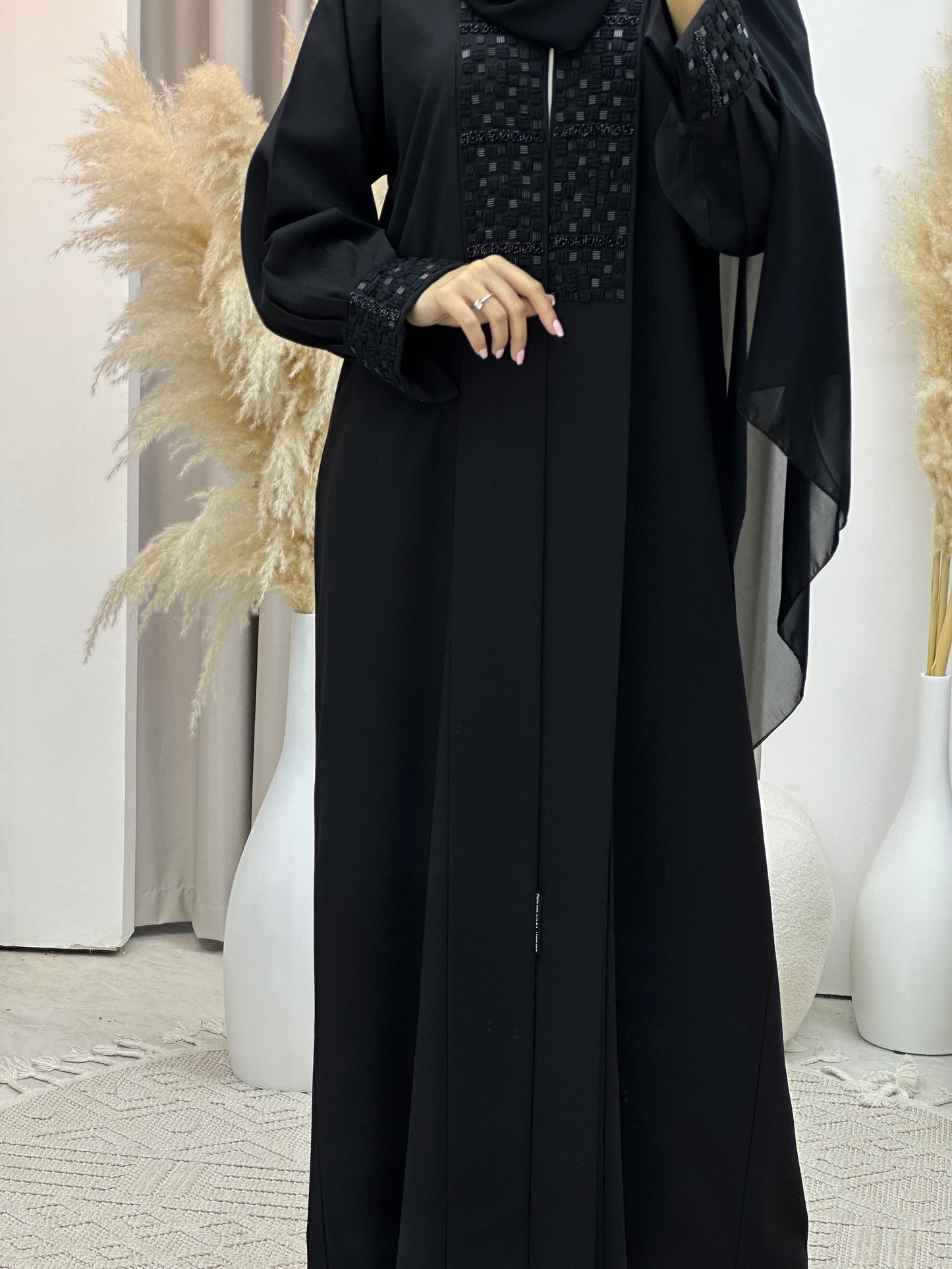 C Ramadan Black Eid Abaya 53