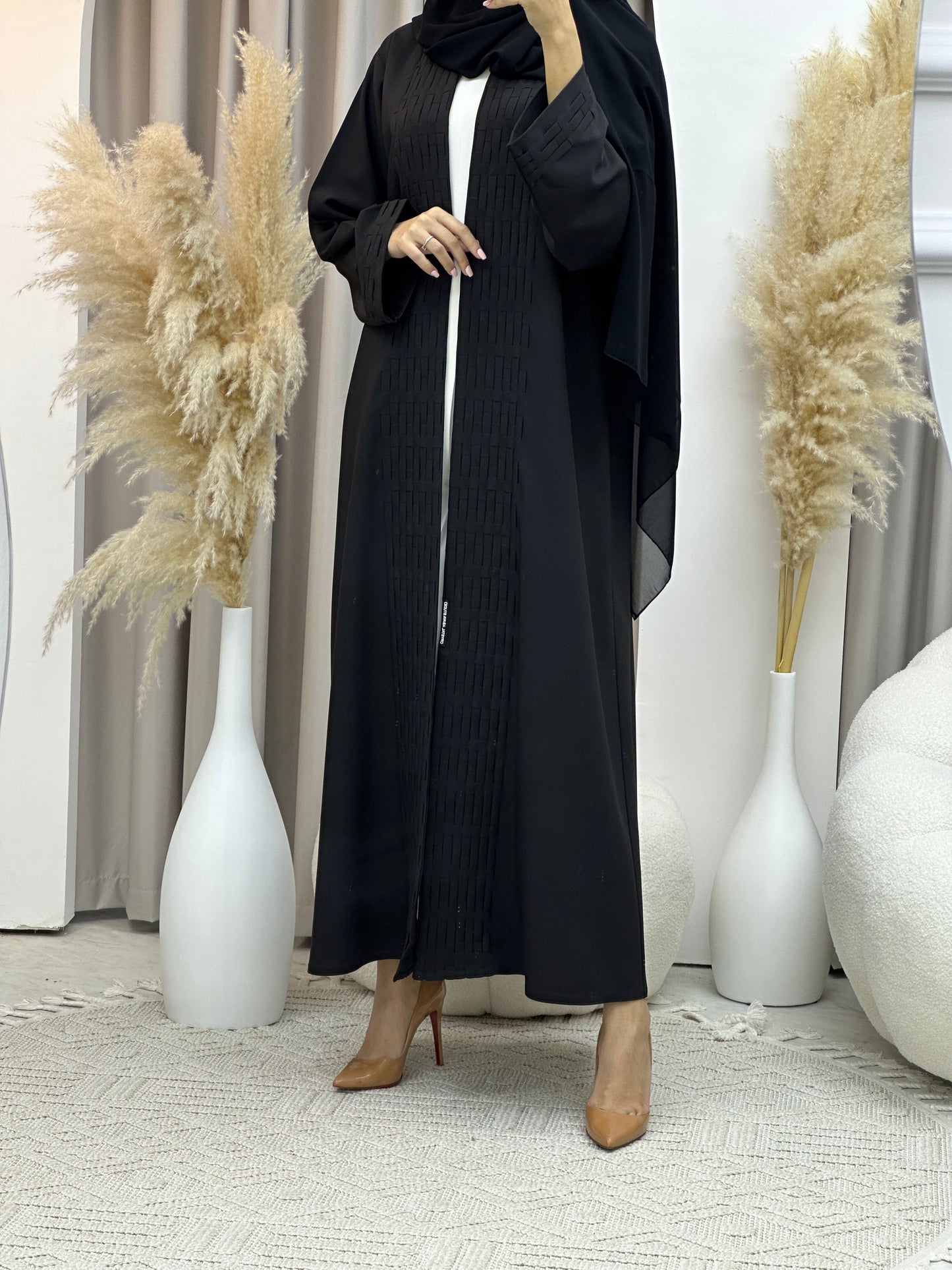 C RTW Ramadan Black Eid Abaya 52