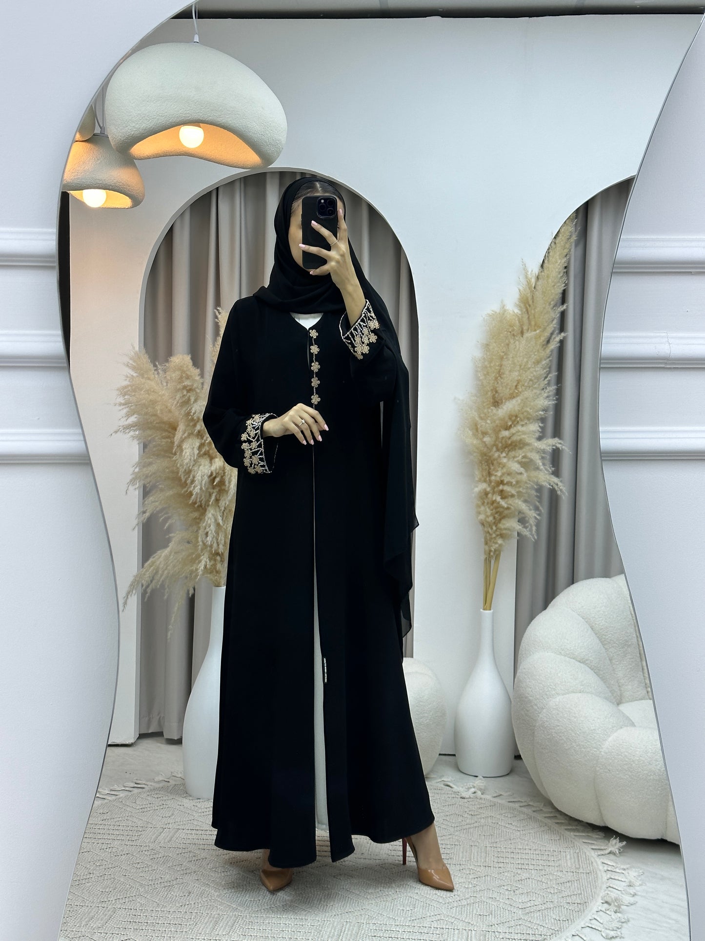 C Ramadan Black Eid Abaya 51