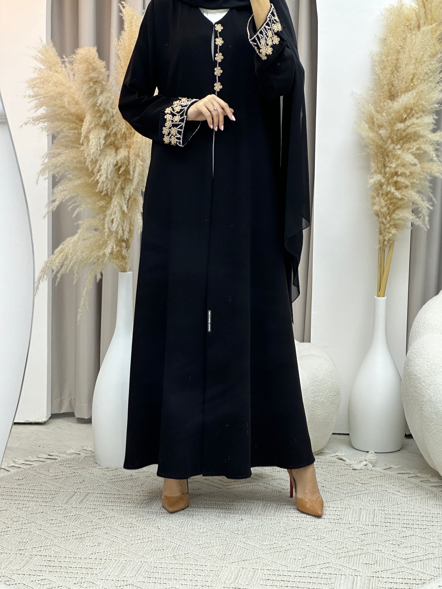 C Ramadan Black Eid Abaya 51