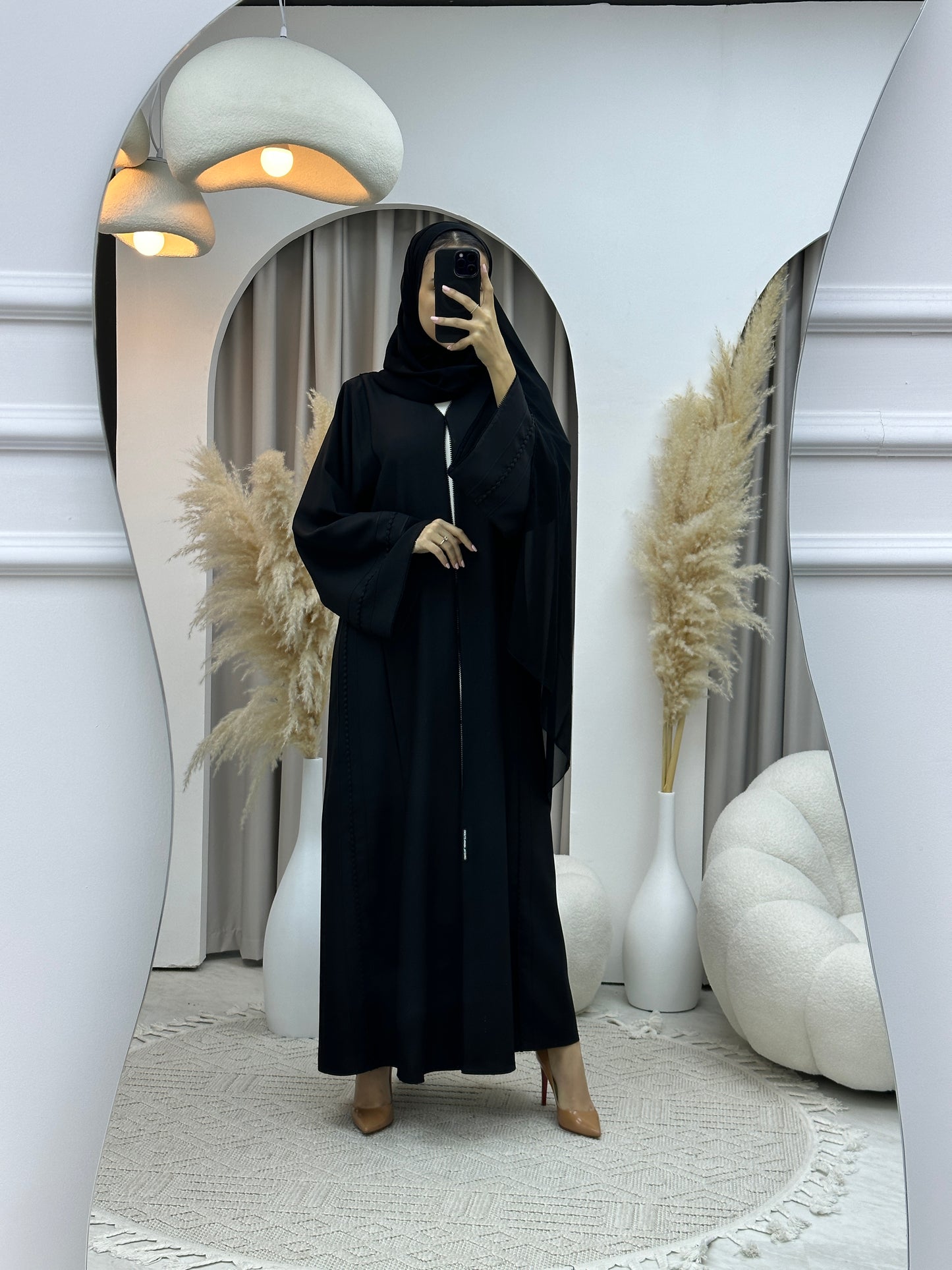 C Ramadan Black Eid Abaya 56