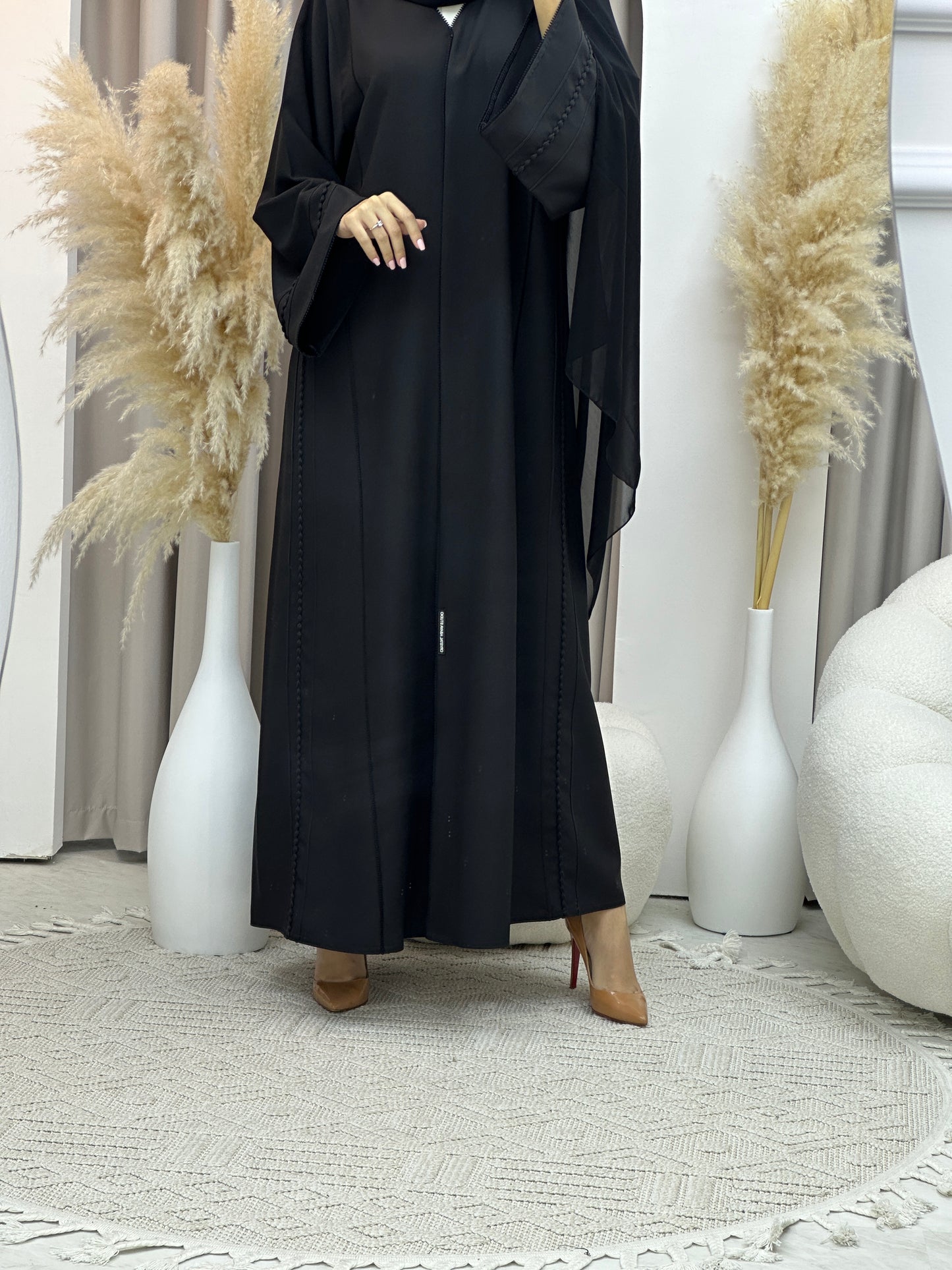 C Ramadan Black Eid Abaya 56