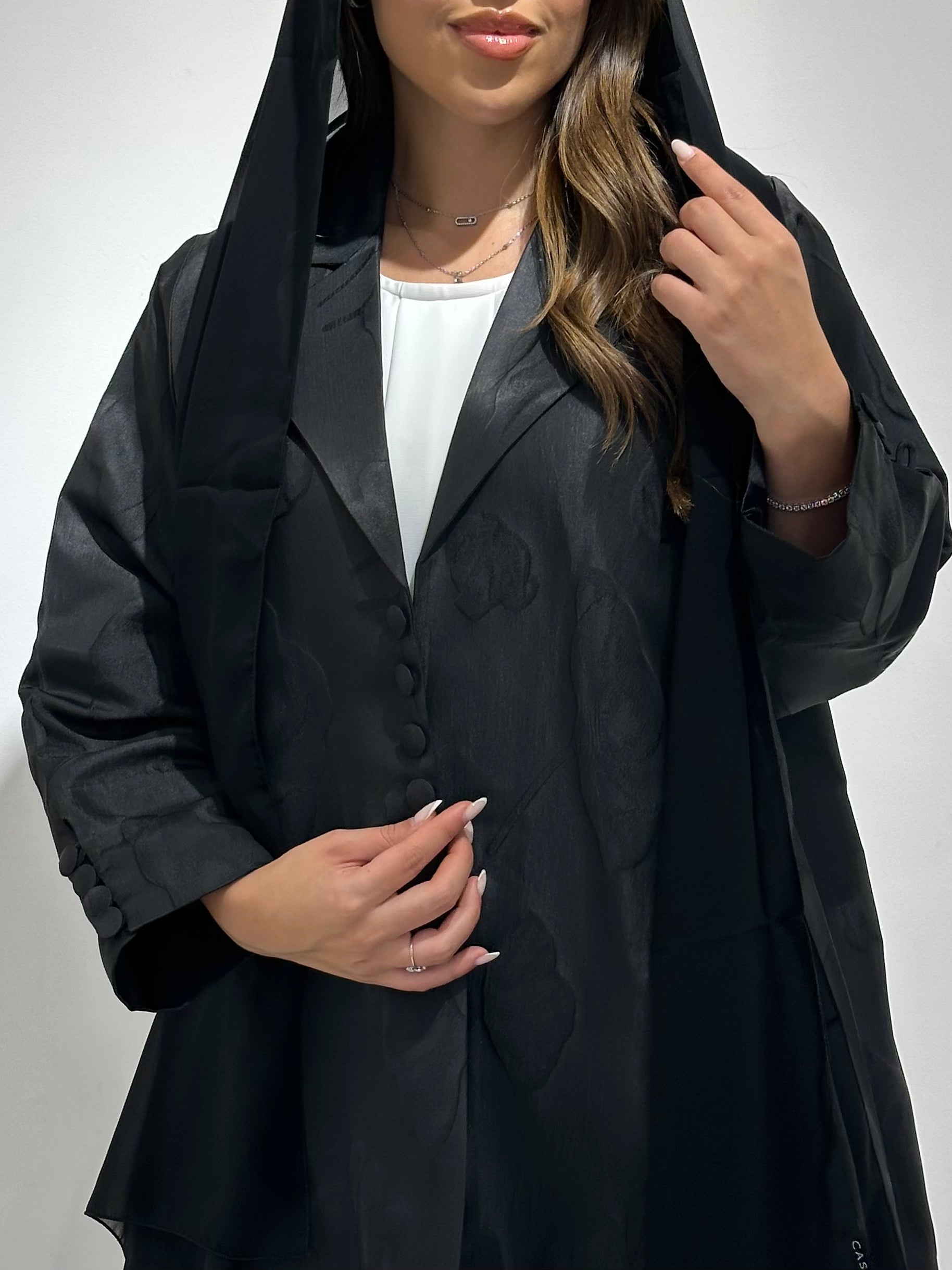 C 1581 Black Abaya