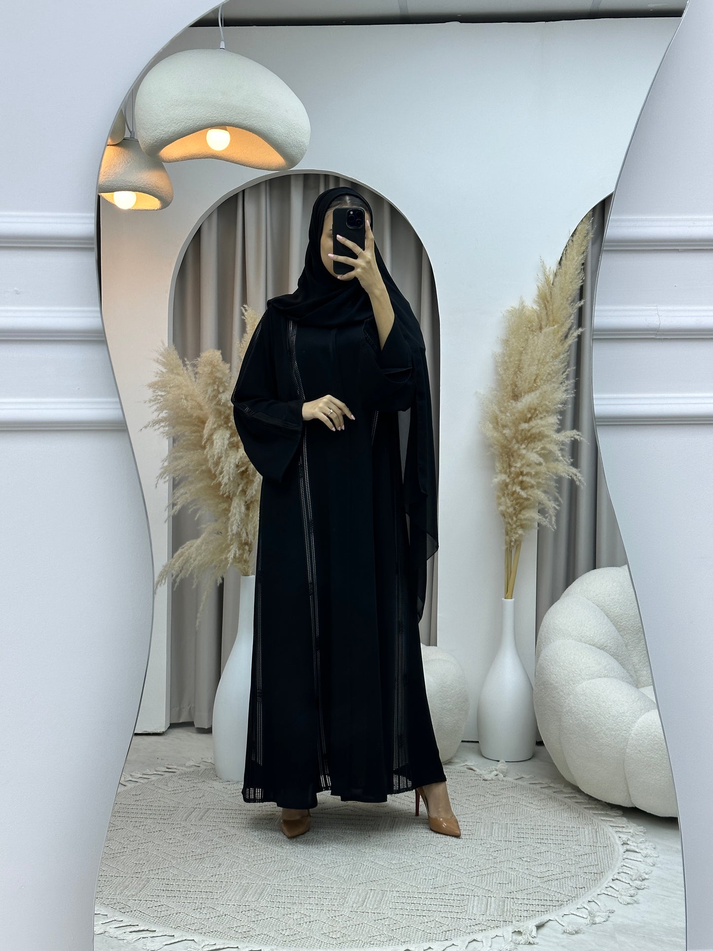 C RTW Ramadan Black Eid Abaya 64