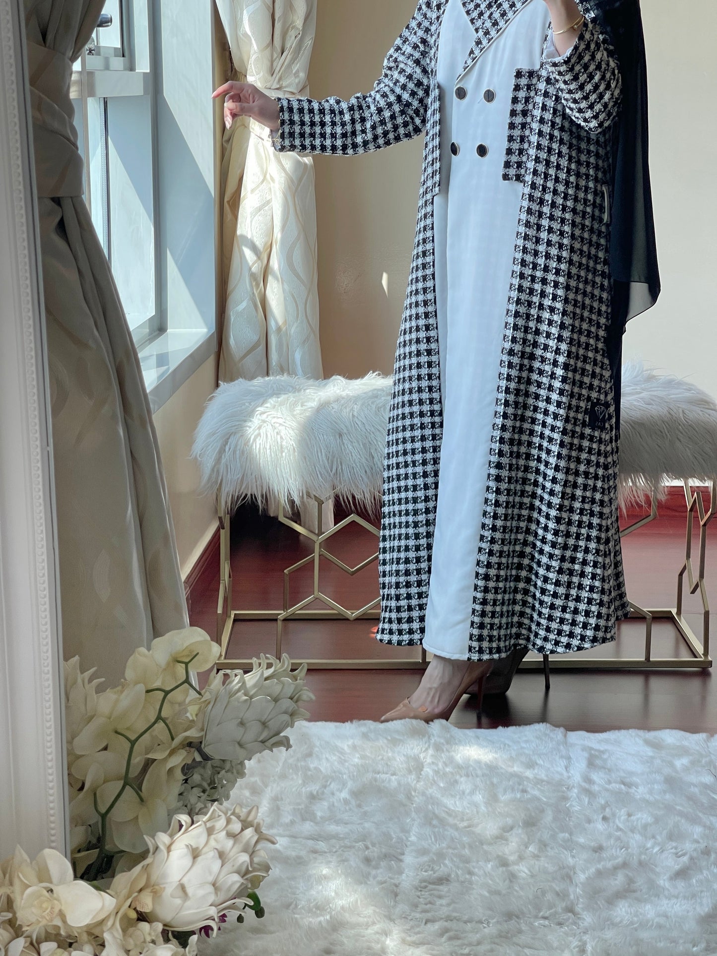 C-RTW-Black-White-Tweed-Abaya-2023