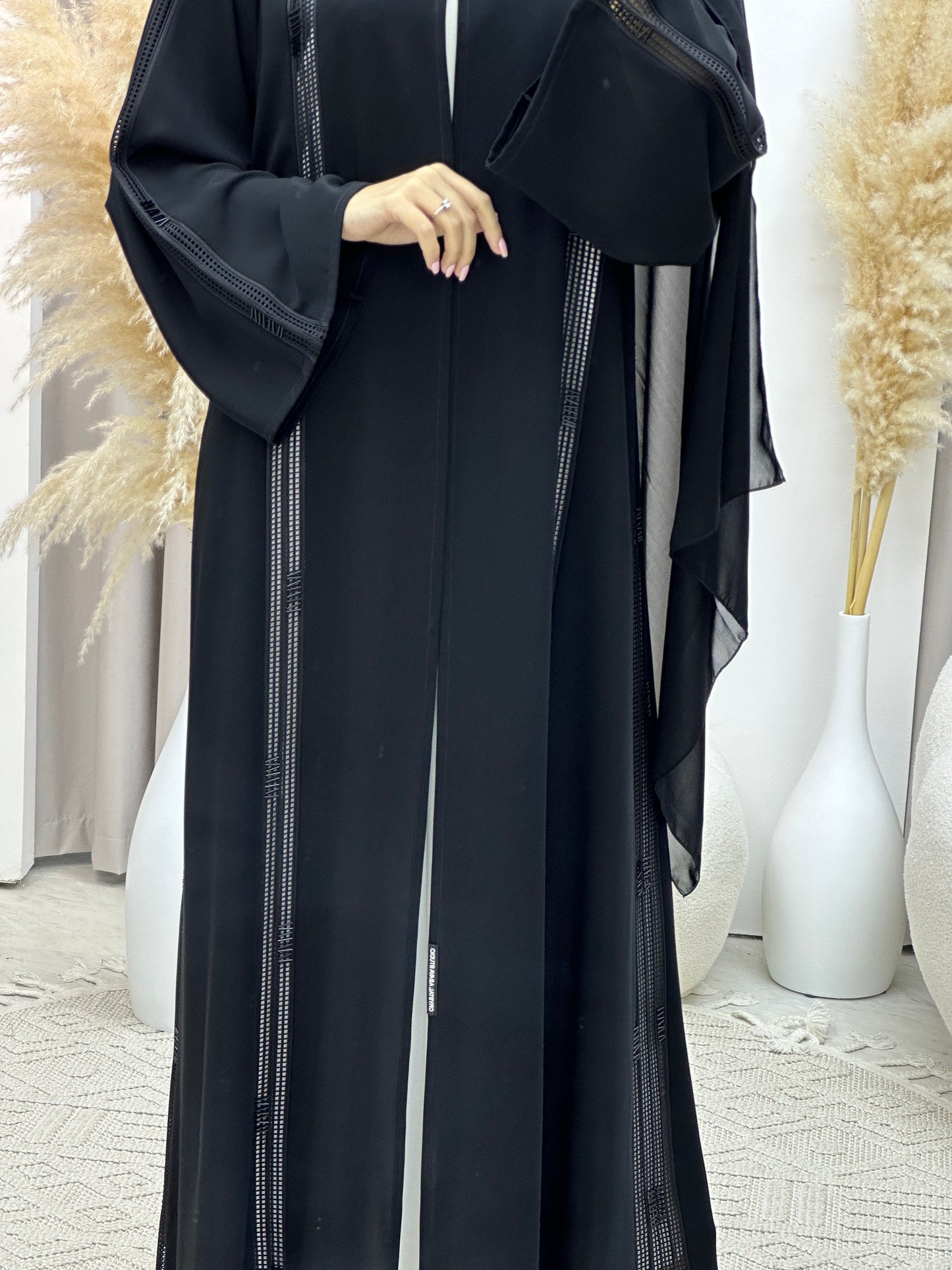 C RTW Ramadan Black Eid Abaya 64