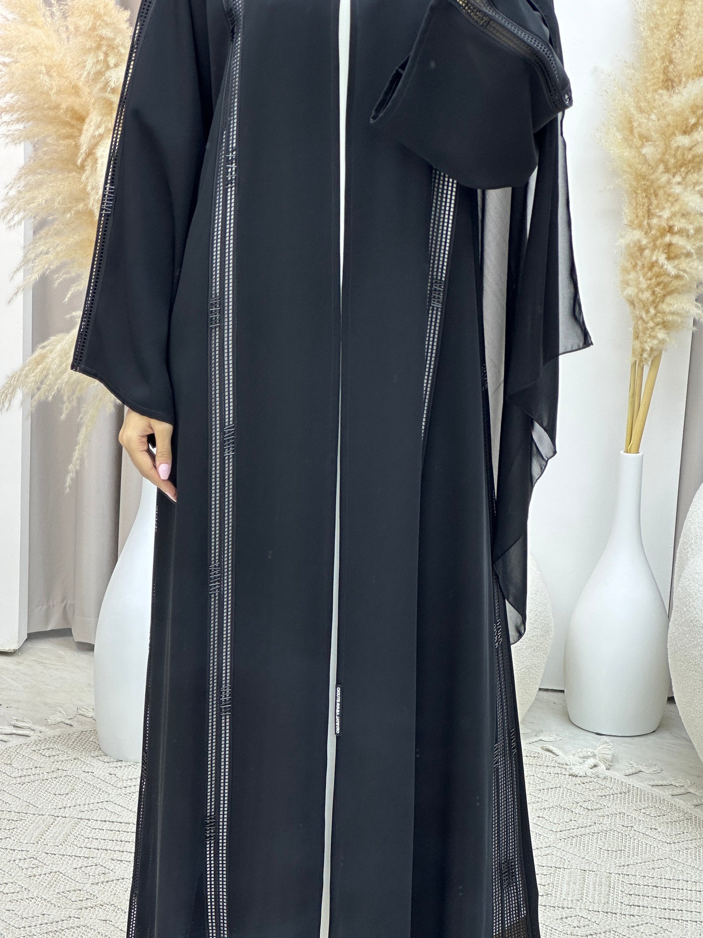 C RTW Ramadan Black Eid Abaya 64