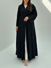 C 1856 Black Beaded Abaya