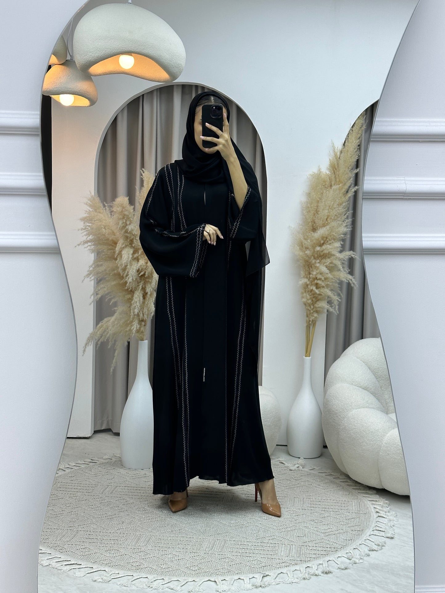 C RTW Ramadan Black Eid Abaya 55